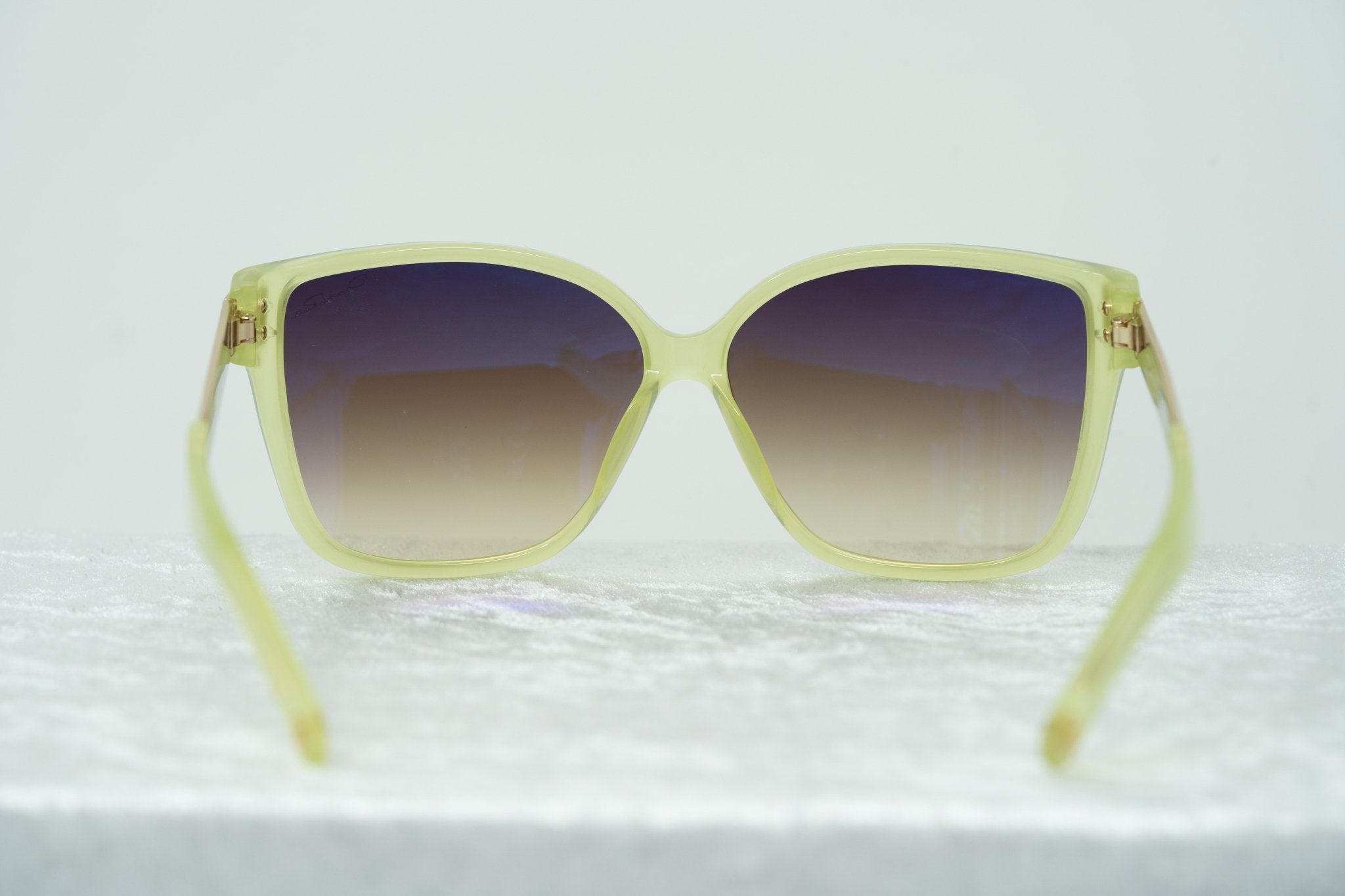 Oscar De La Renta Sunglasses Oversized Green and Brown-GR8 Sunglasses