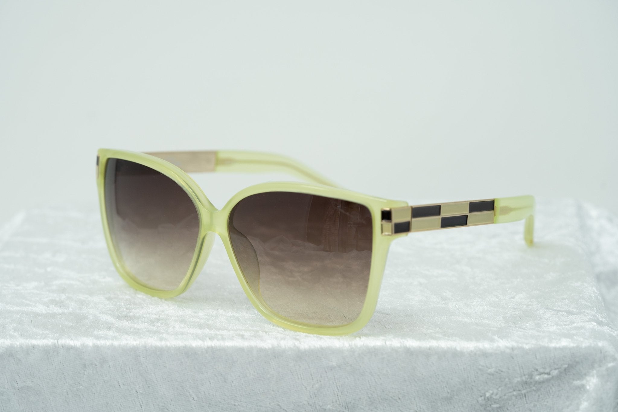 Oscar De La Renta Sunglasses Oversized Green and Brown-GR8 Sunglasses
