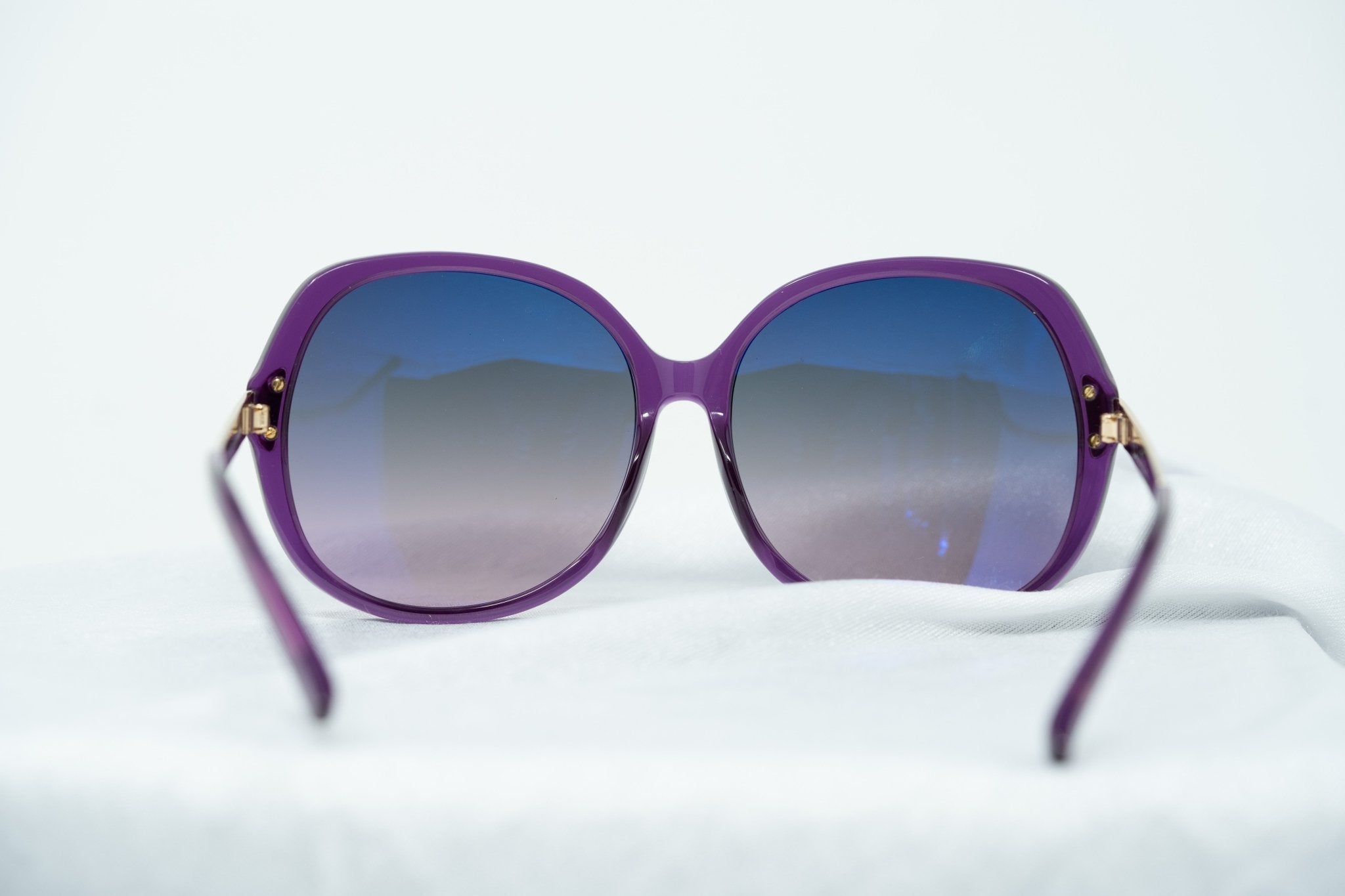Oscar De La Renta Sunglasses Oversized Purple and Grey-GR8 Sunglasses