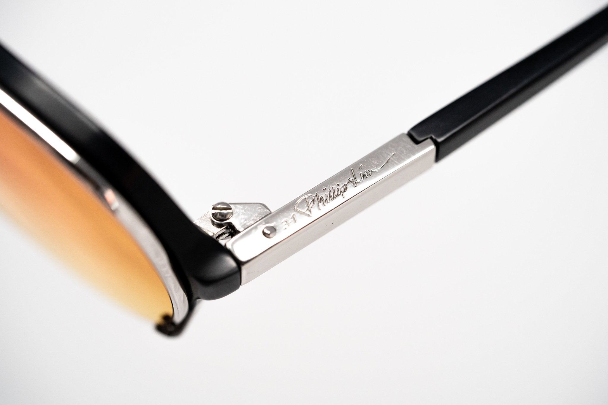 Phillip Lim Sunglasses Brushed Black and Red-GR8 Sunglasses