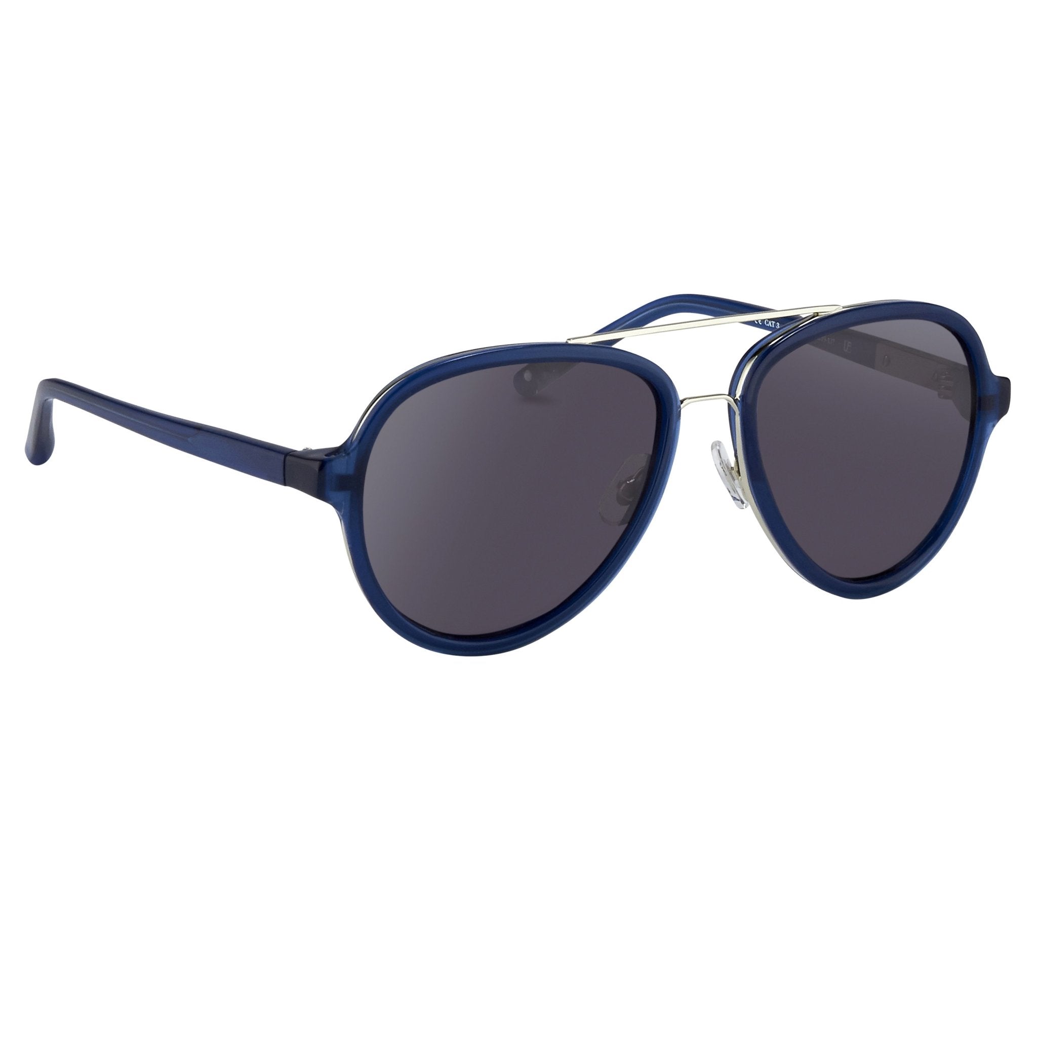 Phillip Lim Men's Sunglasses Deep Blue PL16C29SUN-GR8 Sunglasses