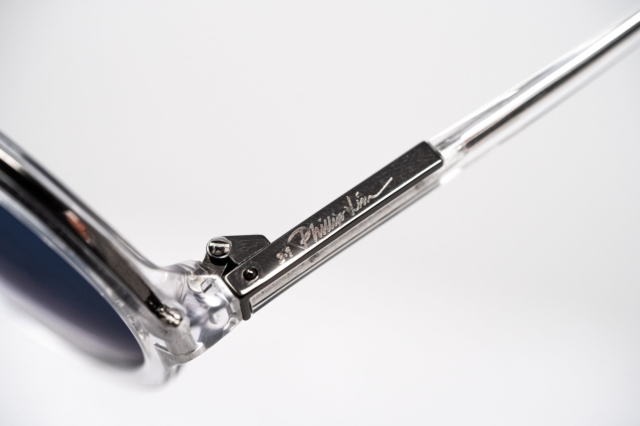 Phillip Lim Sunglasses Round Gun Metal and Blue-GR8 Sunglasses