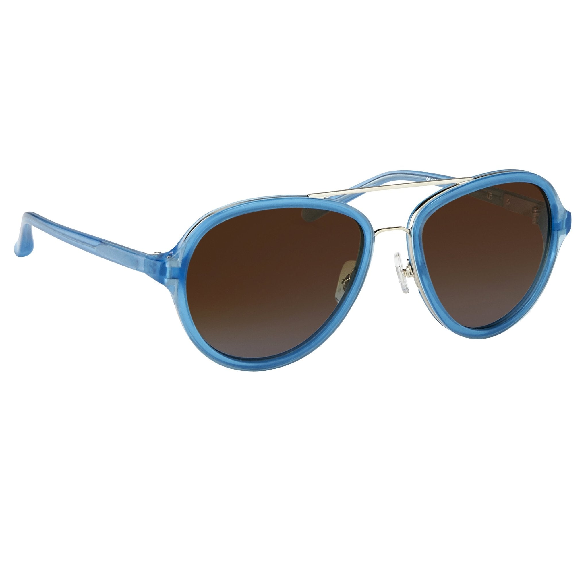 Phillip Lim Sunglasses Turquoise and Brown-GR8 Sunglasses