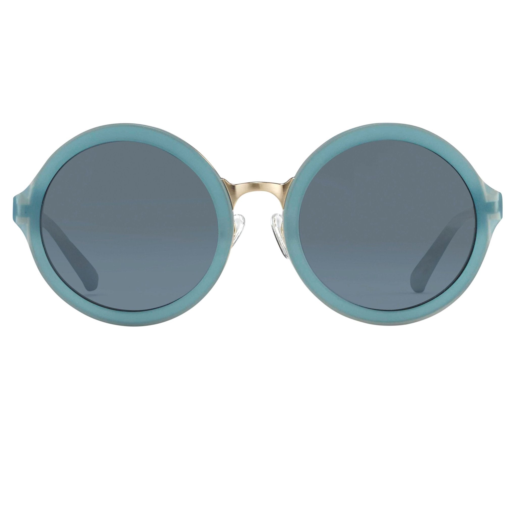 Phillip Lim Sunglasses Round Blue and Navy Blue-GR8 Sunglasses