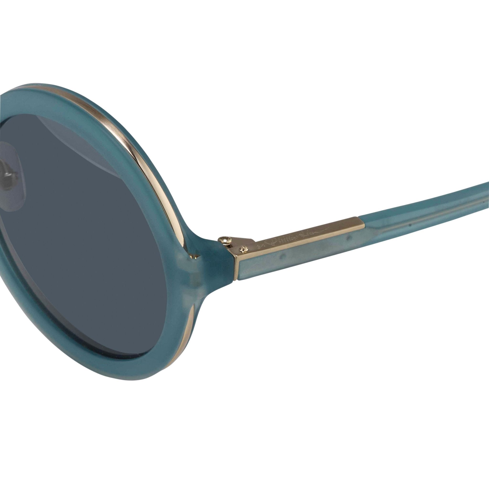 Phillip Lim Sunglasses Round Blue and Navy Blue-GR8 Sunglasses