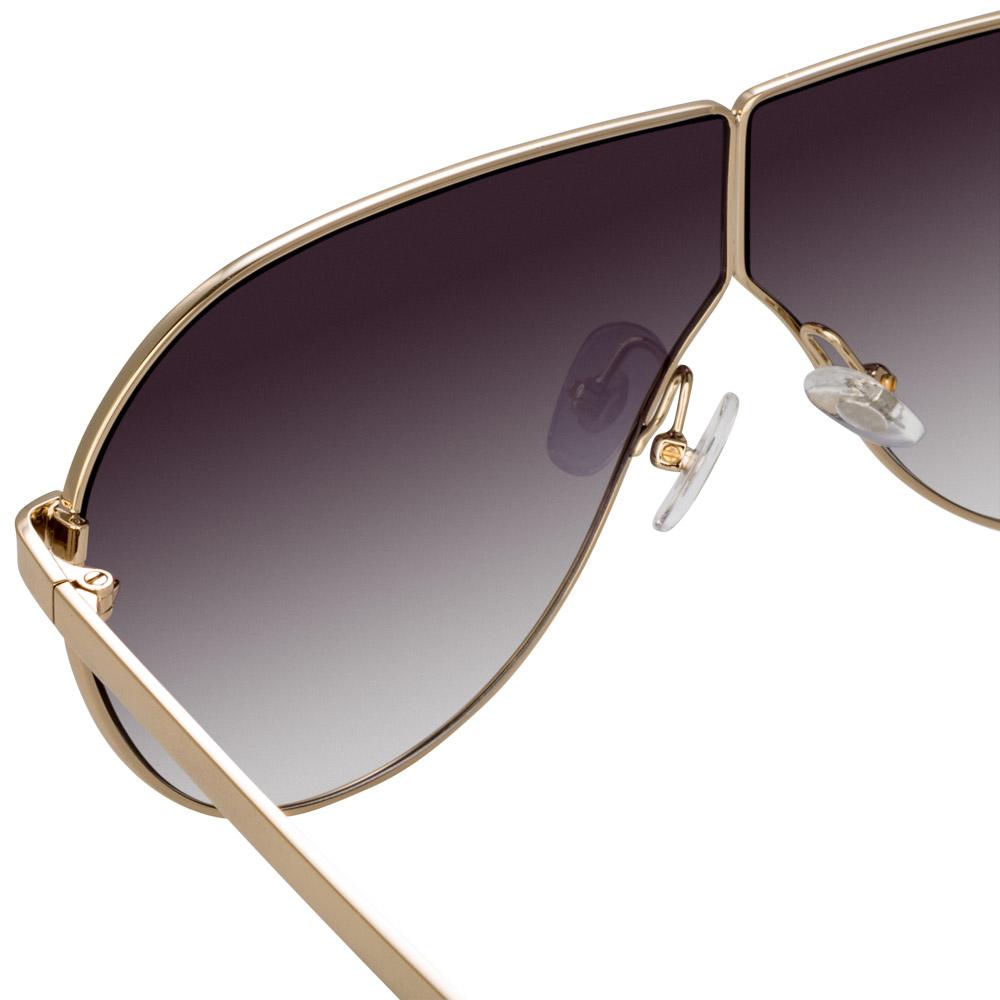 Phillip Lim Sunglasses Shield Gold and Purple PL171C11SUN-GR8 Sunglasses