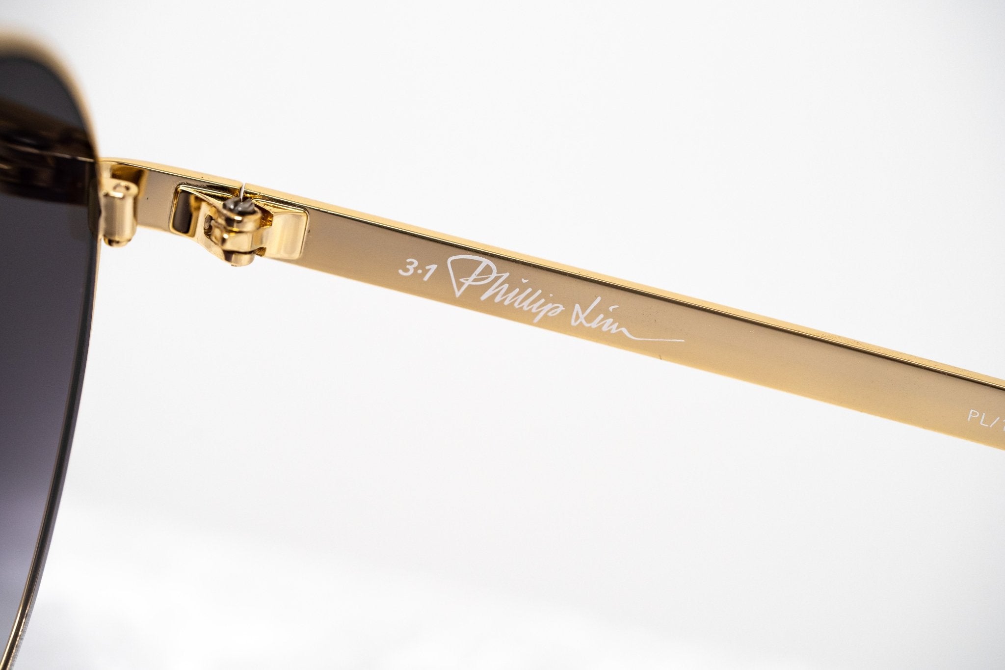 Phillip Lim Sunglasses Shield Gold and Purple PL171C11SUN-GR8 Sunglasses