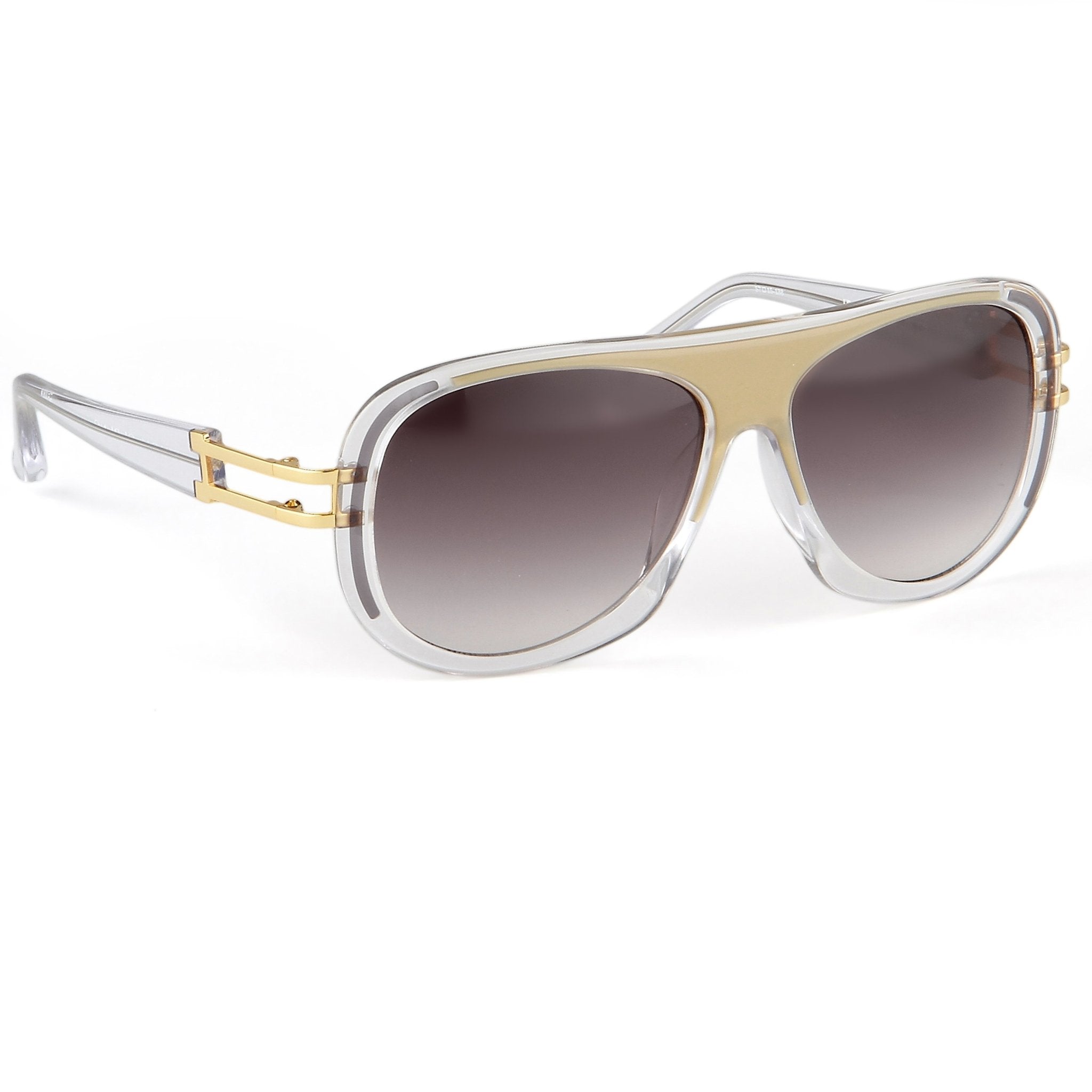 Prabal Gurung Sunglasses Olive Clear and Grey-GR8 Sunglasses