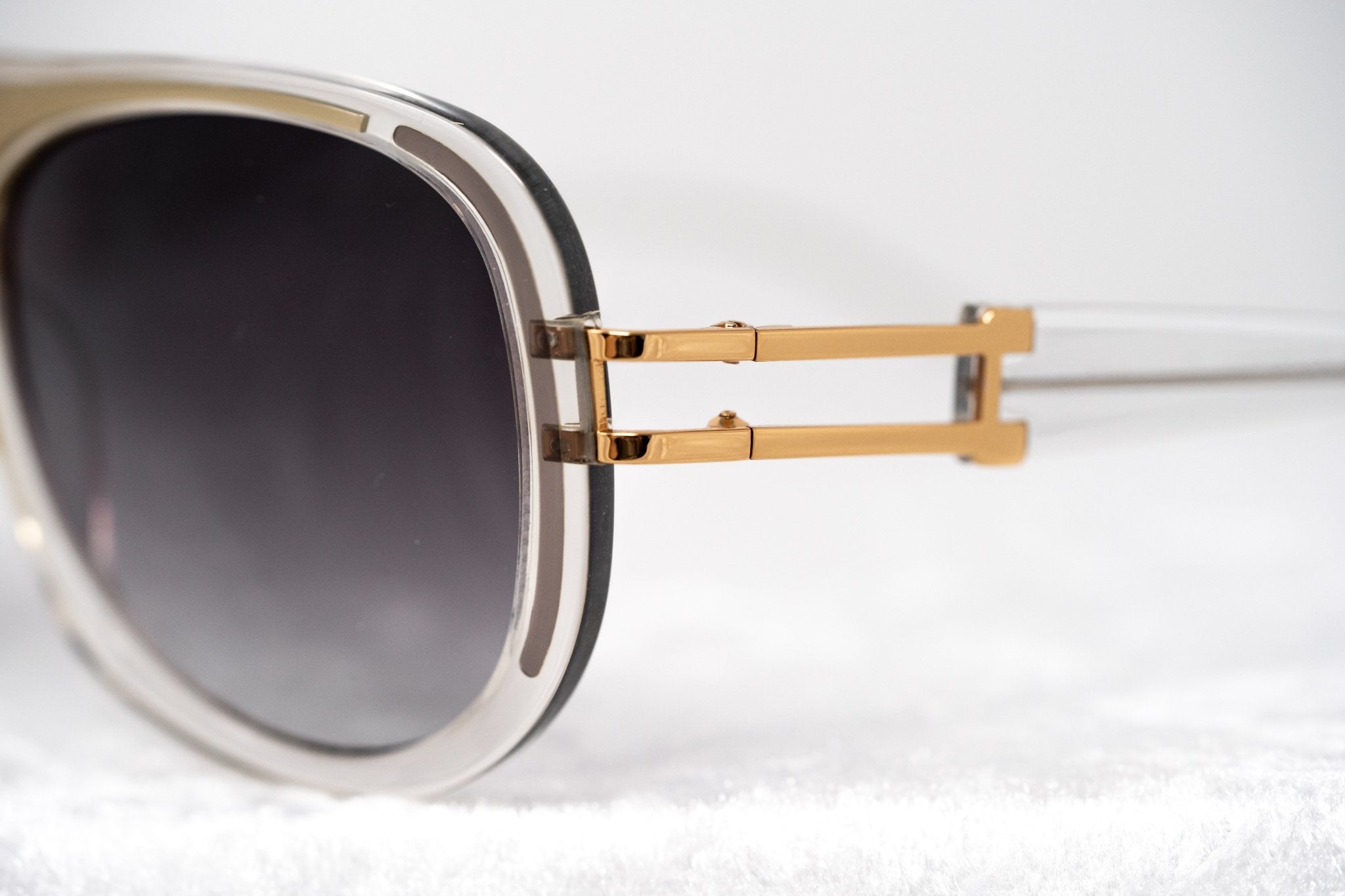 Prabal Gurung Sunglasses Olive Clear and Grey-GR8 Sunglasses