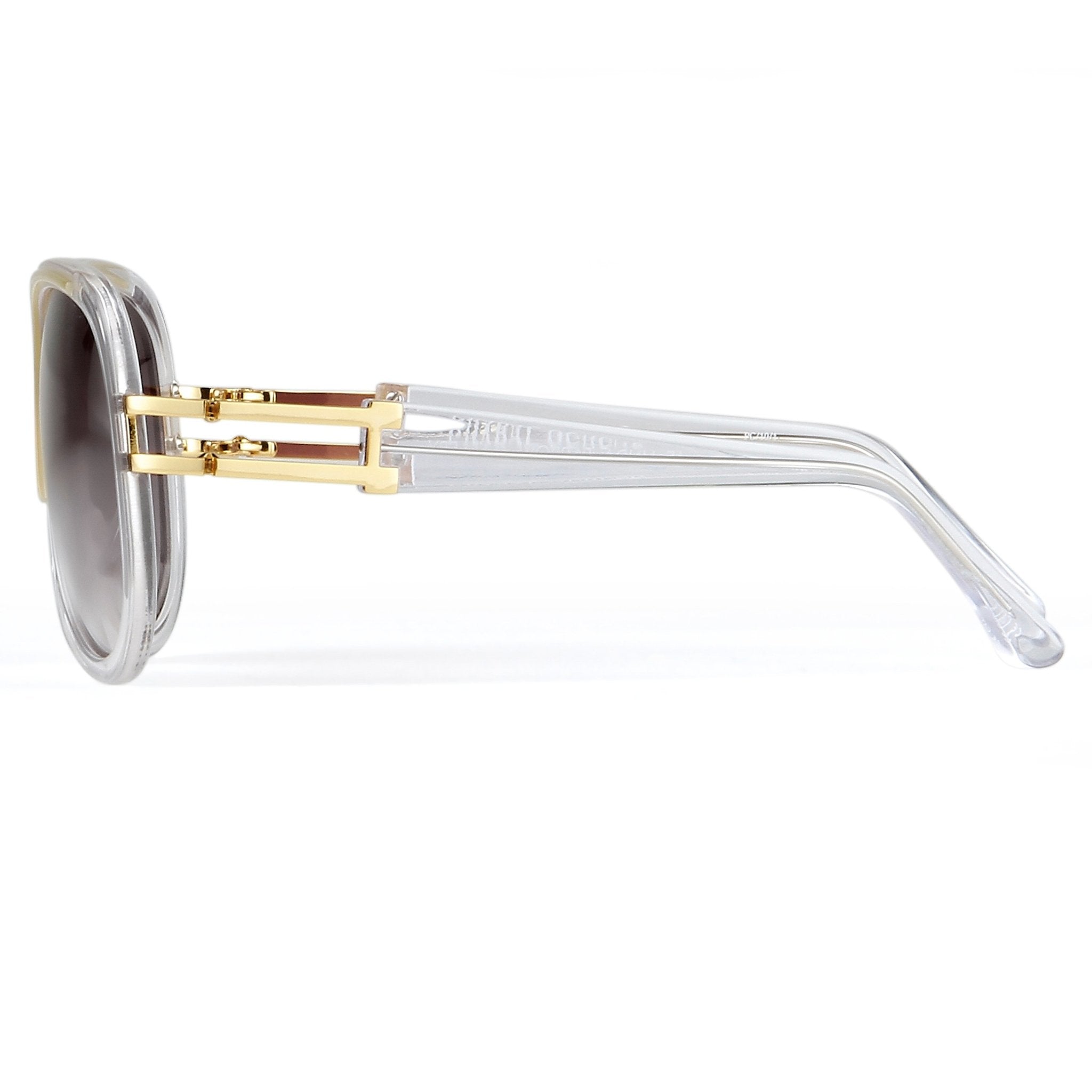 Prabal Gurung Sunglasses Olive Clear and Grey-GR8 Sunglasses