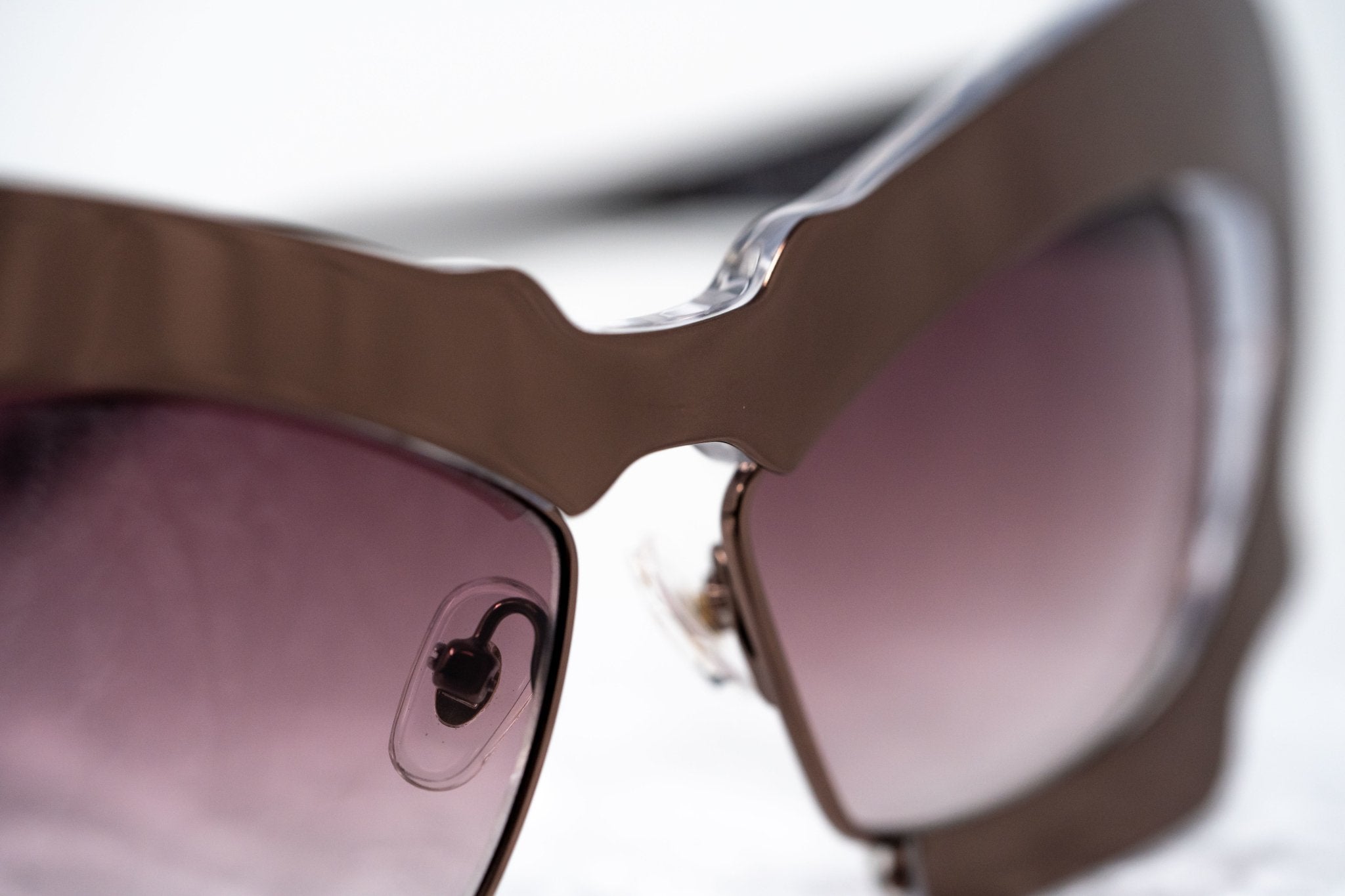 Prabal Gurung Sunglasses Cat Eye Special Chocolate Bronze and Red-GR8 Sunglasses