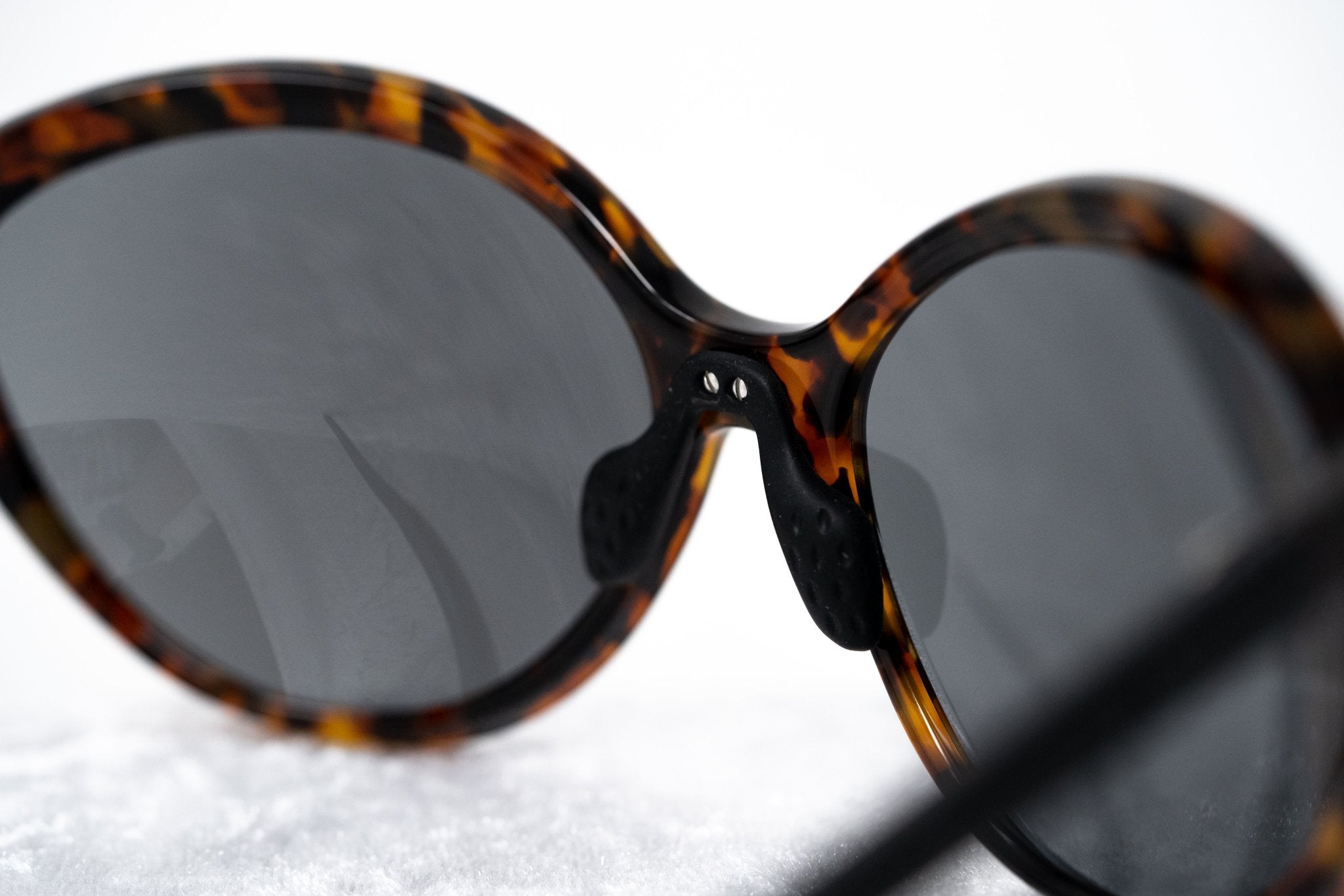 Prabal Gurung Sunglasses Oversized TortoiseShell and Grey-GR8 Sunglasses