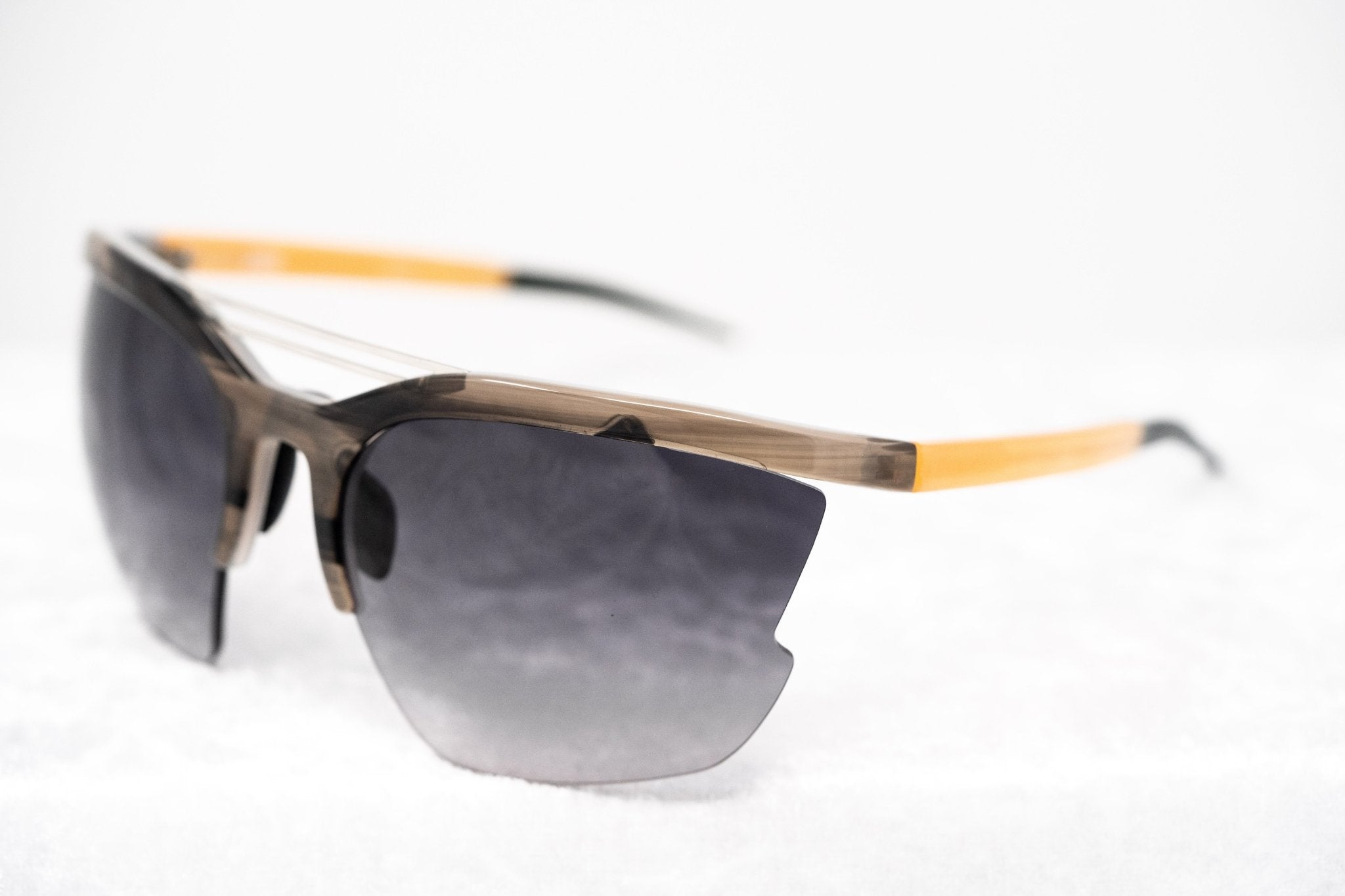 Prabal Gurung Sunglasses Female Special Frame Grey Orange Category 3 Grey Gradient Lenses PG21C3SUN - Watches & Crystals