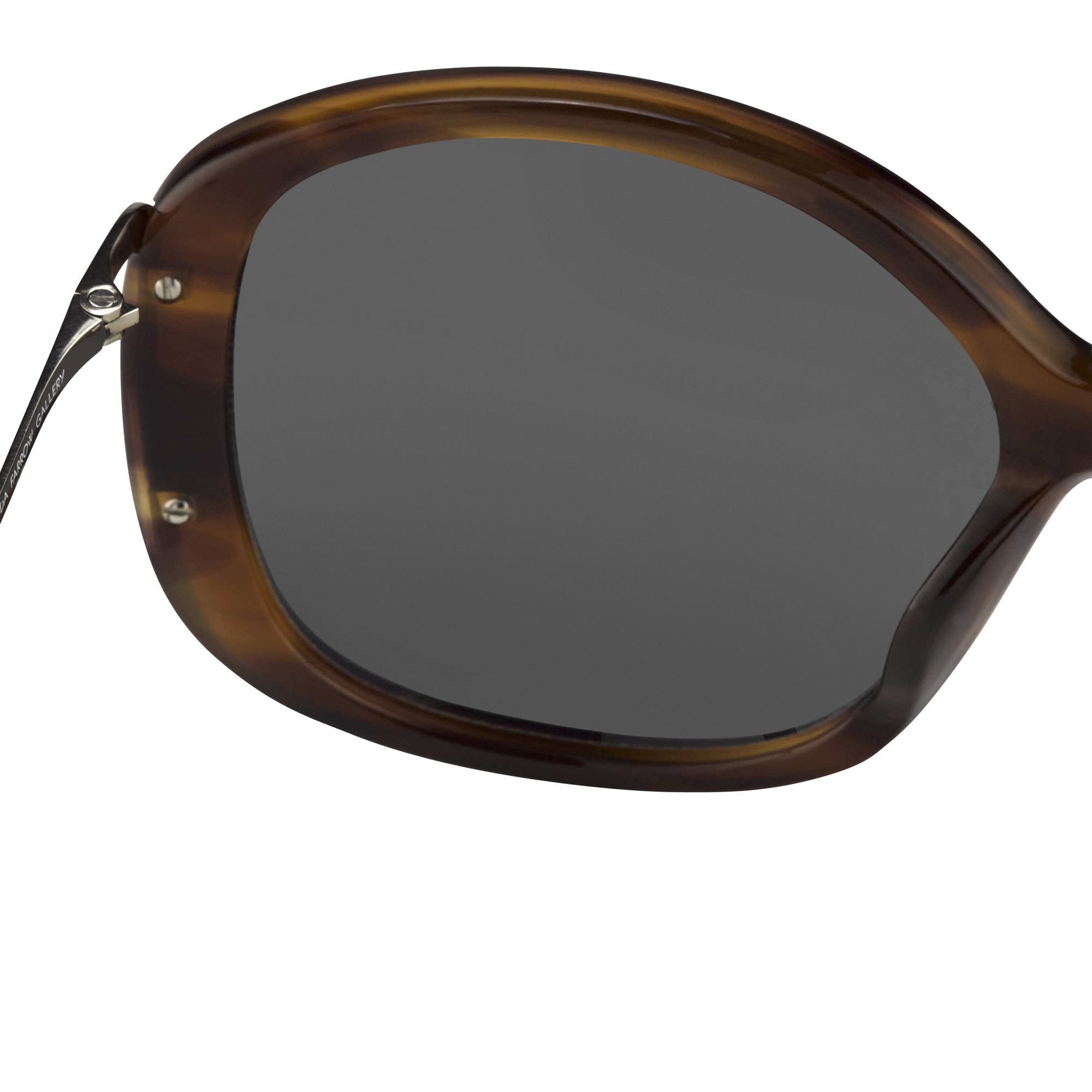 Prabal Gurung Sunglasses Oversized Tortoiseshell and Silver-GR8 Sunglasses