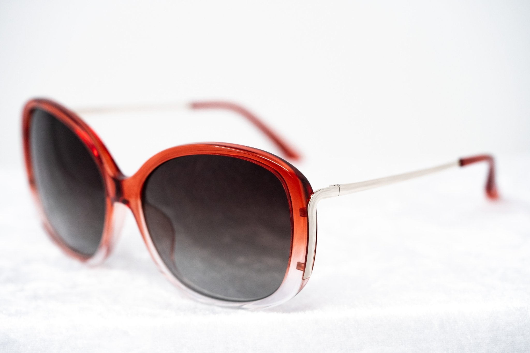 Prabal Gurung Sunglasses Oversized Red and Grey-GR8 Sunglasses