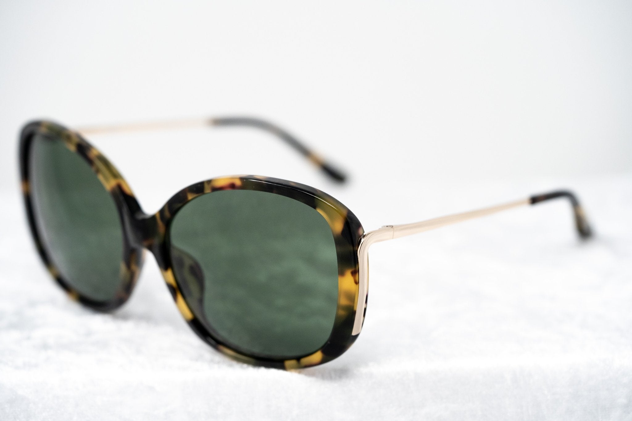 Prabal Gurung Sunglasses Oversized Tortoiseshell and Green-GR8 Sunglasses