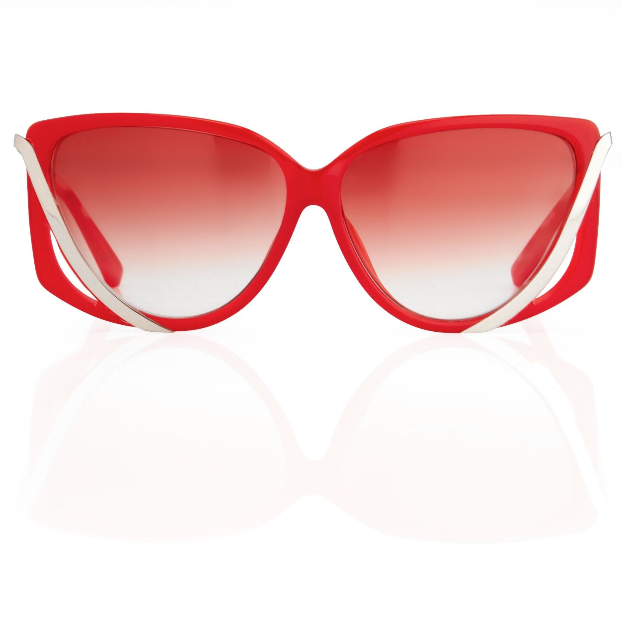 Prabal Gurung Sunglasses Rectangular Red-GR8 Sunglasses
