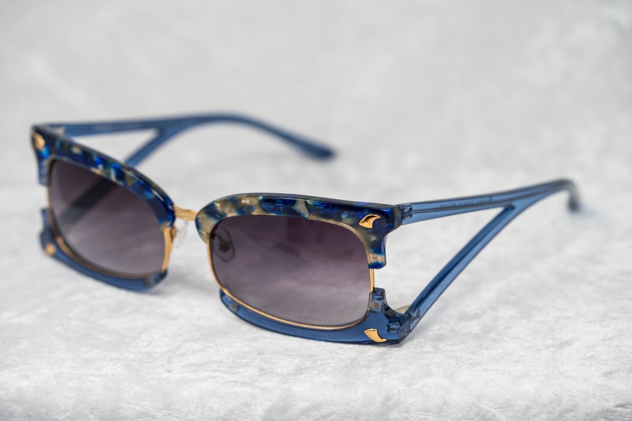 Prabal Gurung Sunglasses Rectangular Blue and Purple-GR8 Sunglasses