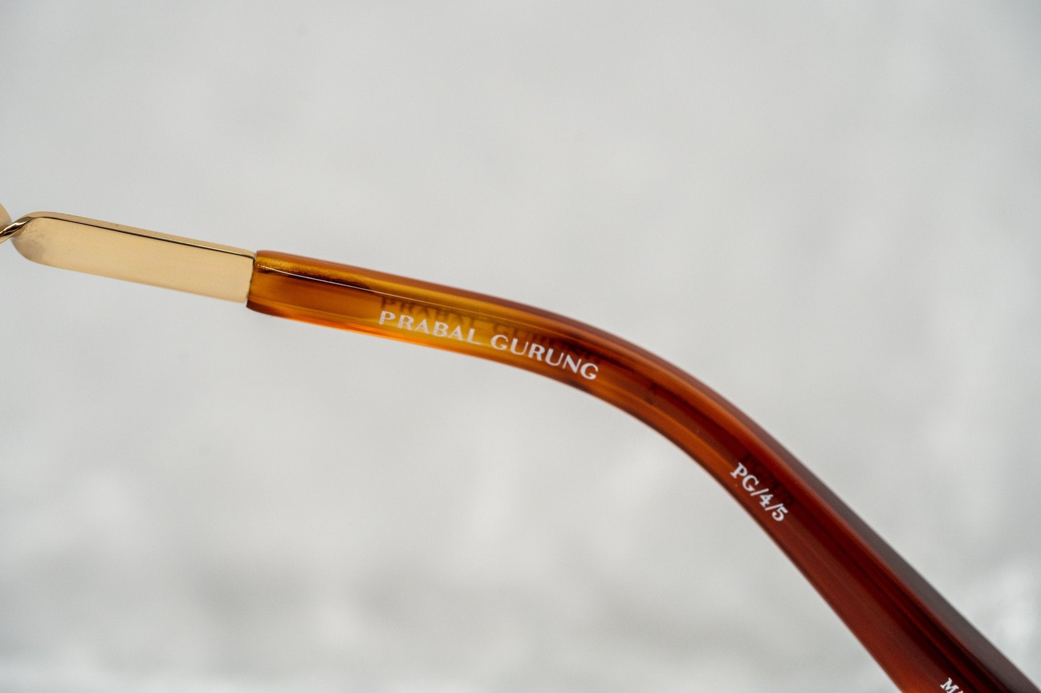 Prabal Gurung Sunglasses Rectangular Tortoise Shell and Grey-GR8 Sunglasses