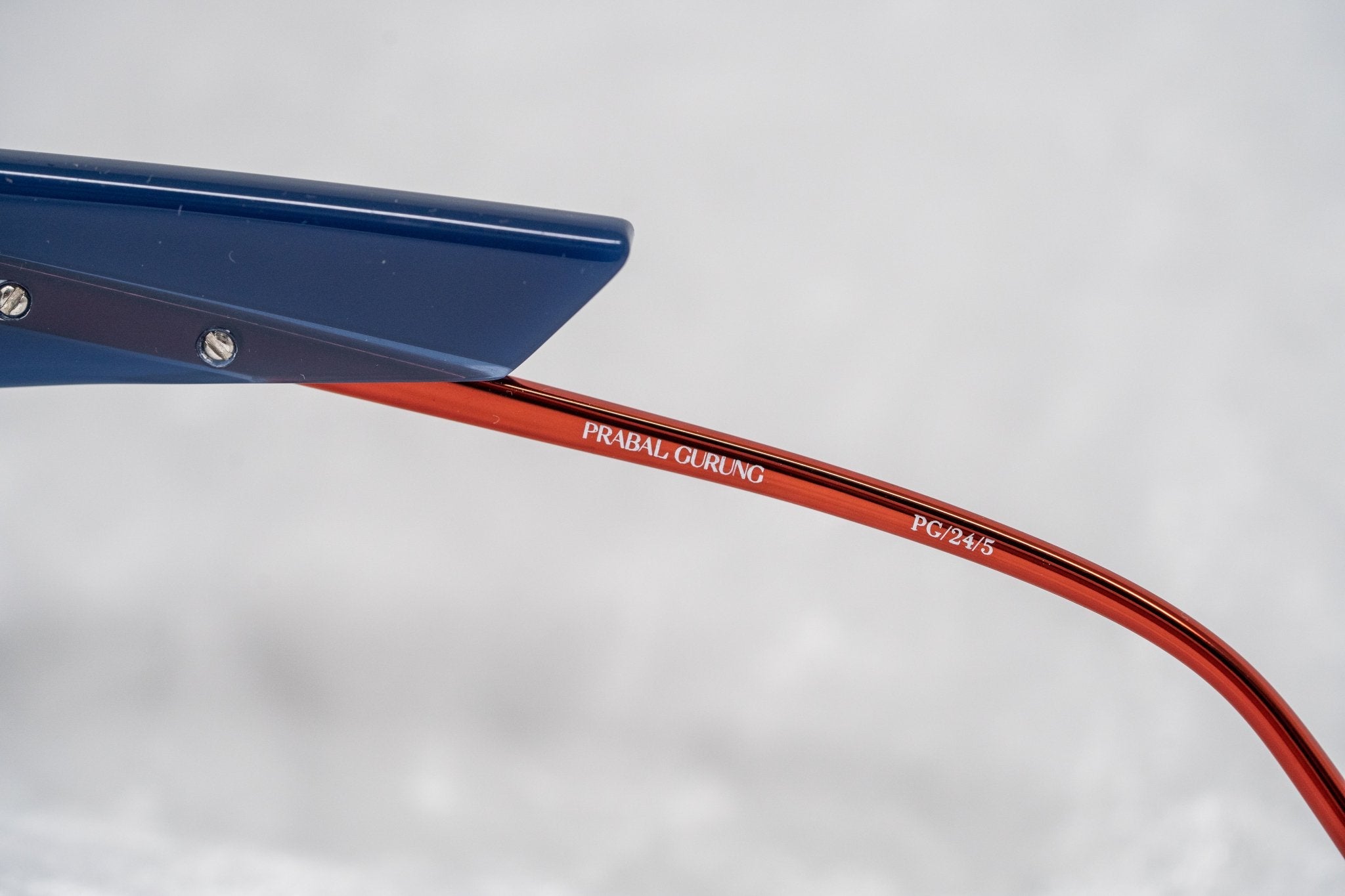 Prabal Gurung Sunglasses Round Black and Blue-GR8 Sunglasses