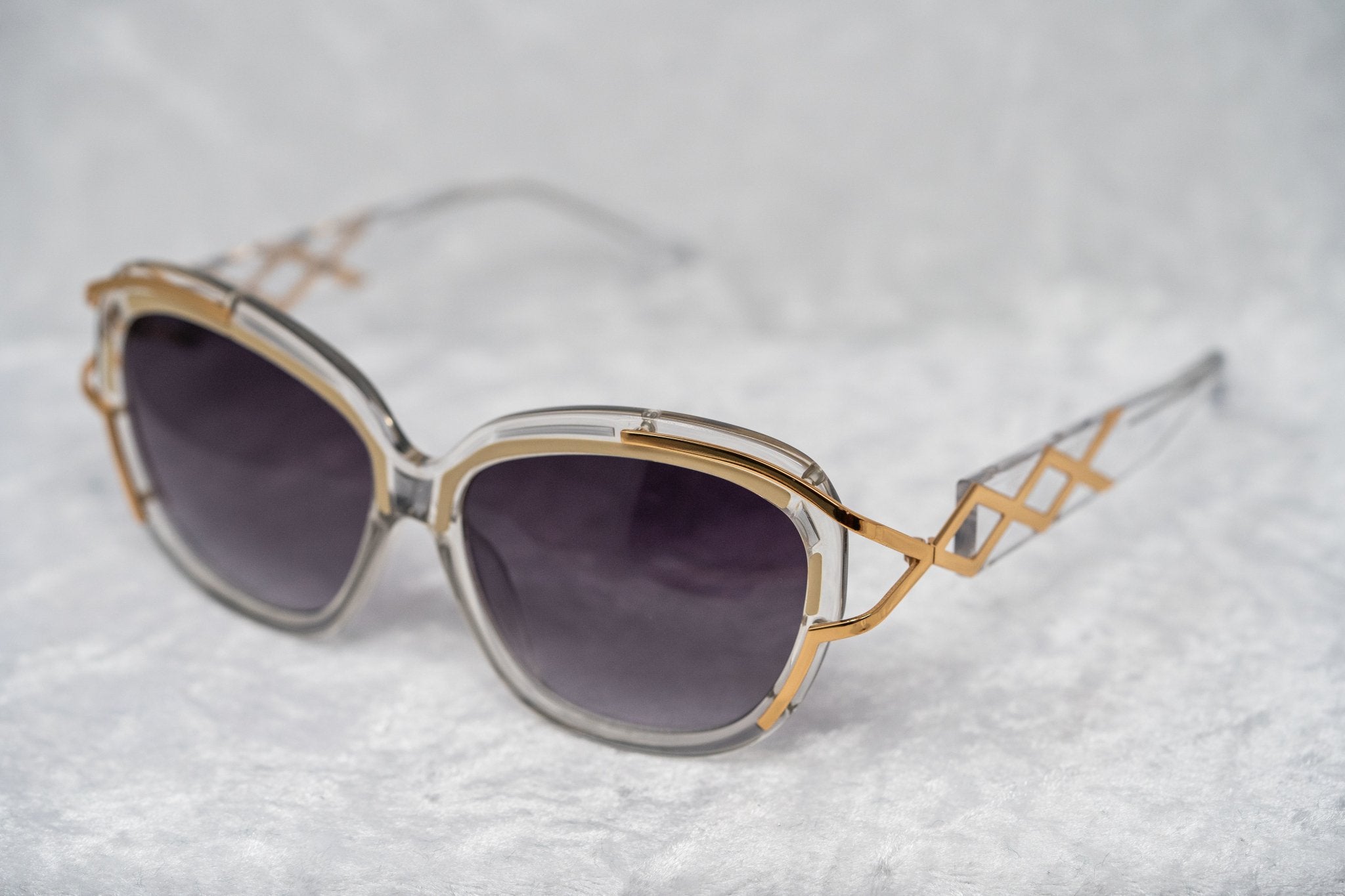 Prabal Gurung Sunglasses Square Olive and Grey-GR8 Sunglasses