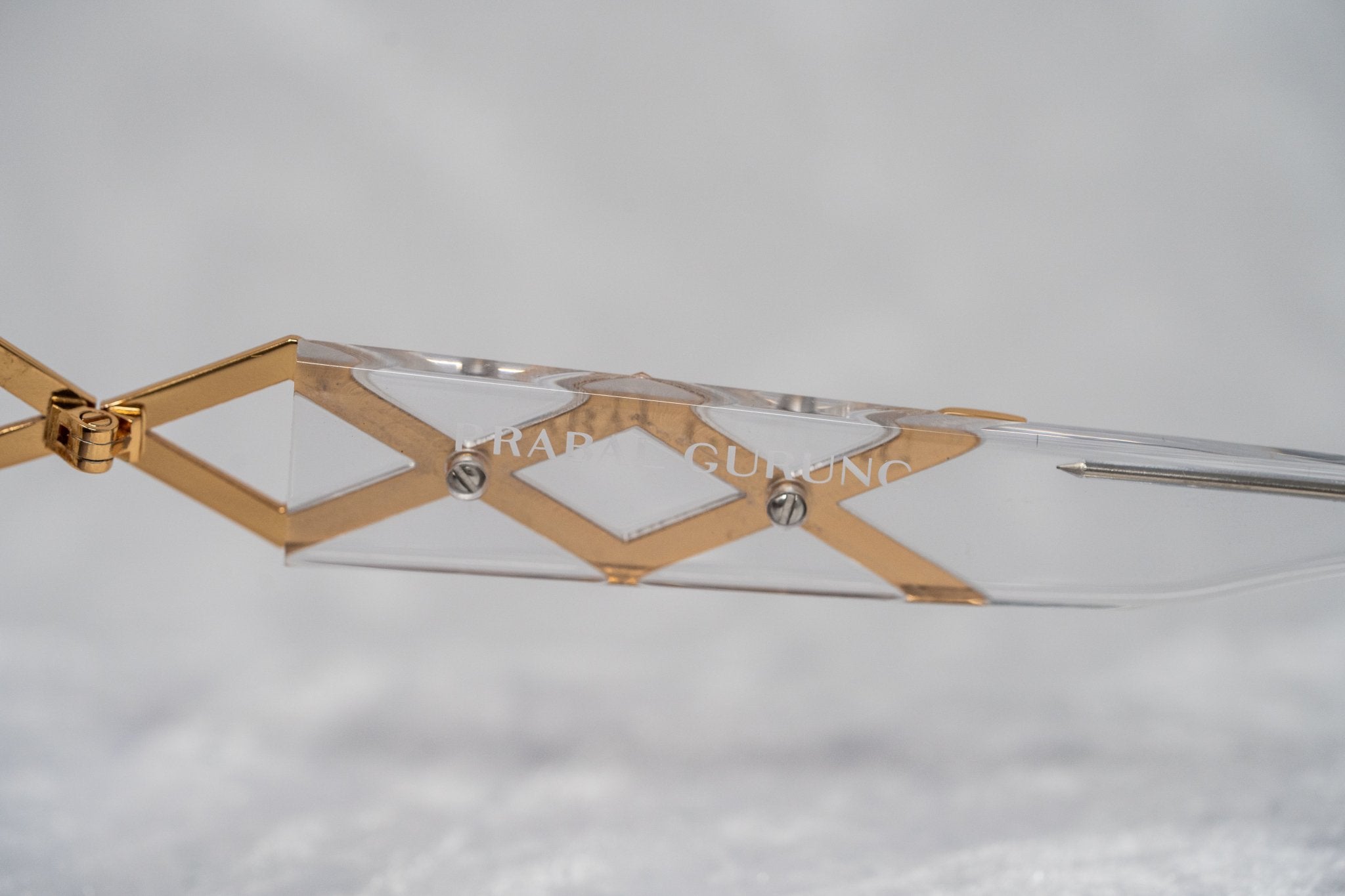 Prabal Gurung Sunglasses Square Olive and Grey-GR8 Sunglasses