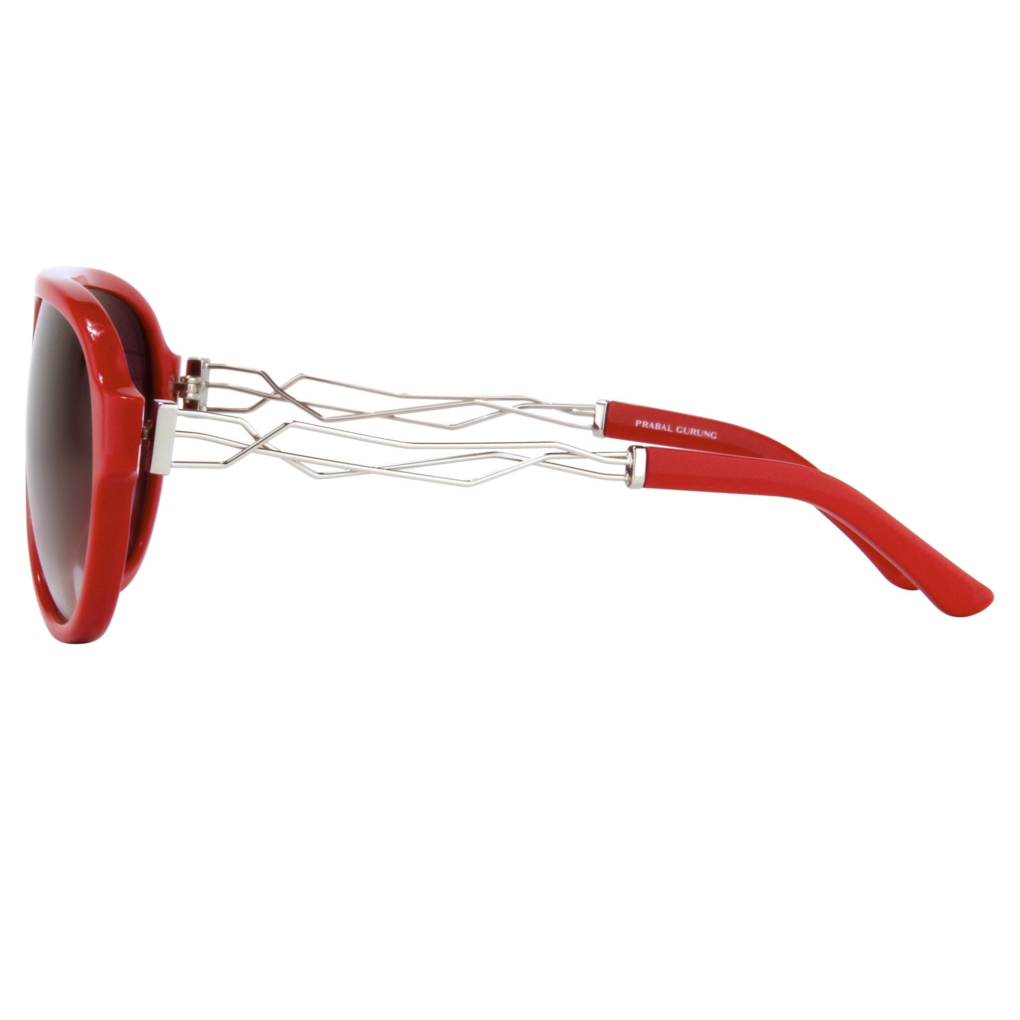 Prabal Gurung Sunglasses Red and Grey-GR8 Sunglasses