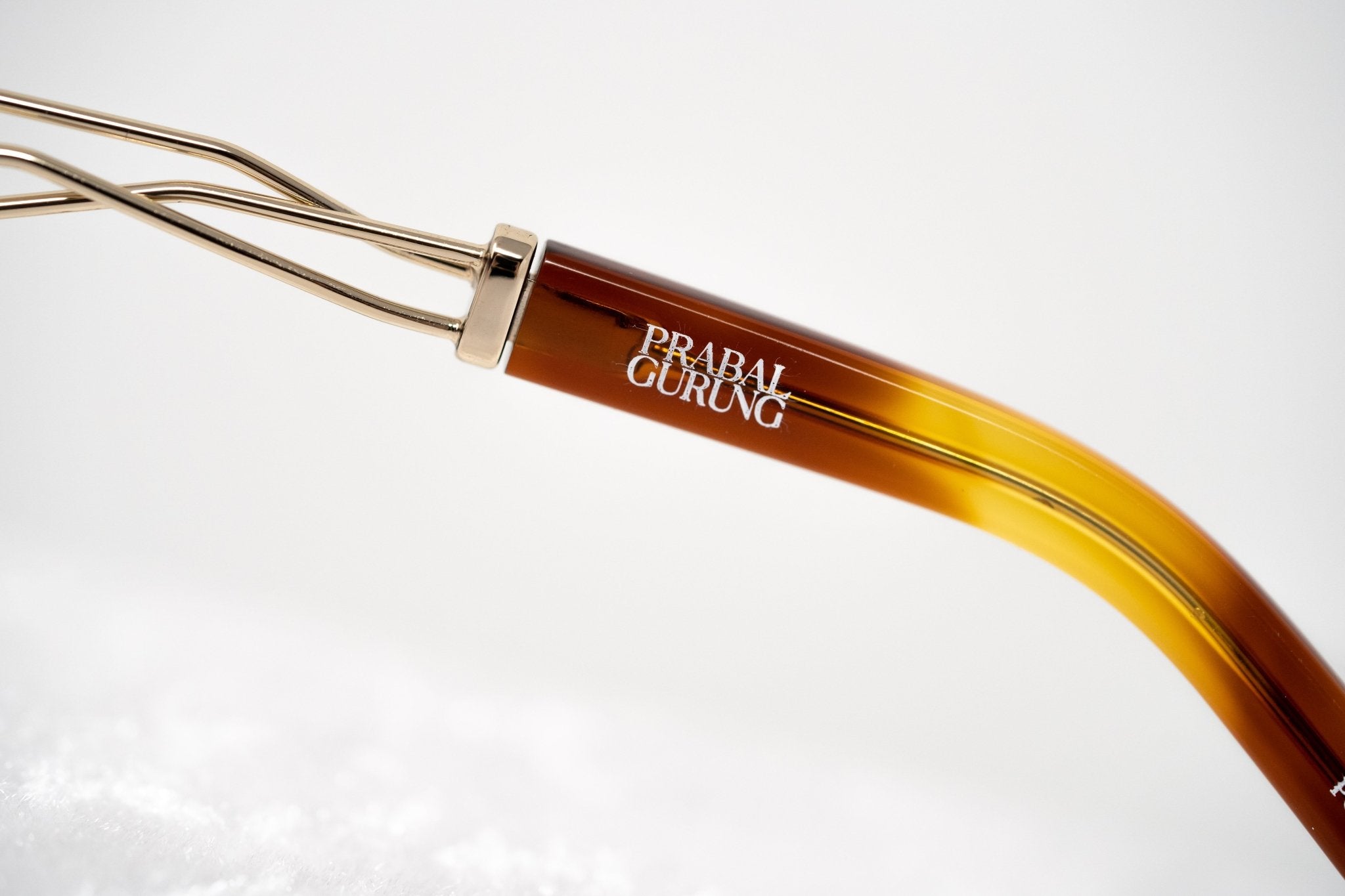 Prabal Gurung Sunglasses Dark Brown Tortoise Shell and Grey-GR8 Sunglasses