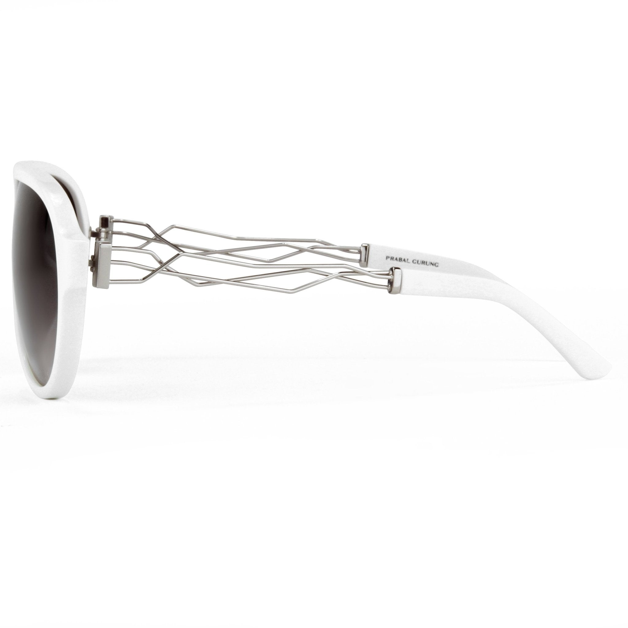 Prabal Gurung Sunglasses White and Grey-GR8 Sunglasses
