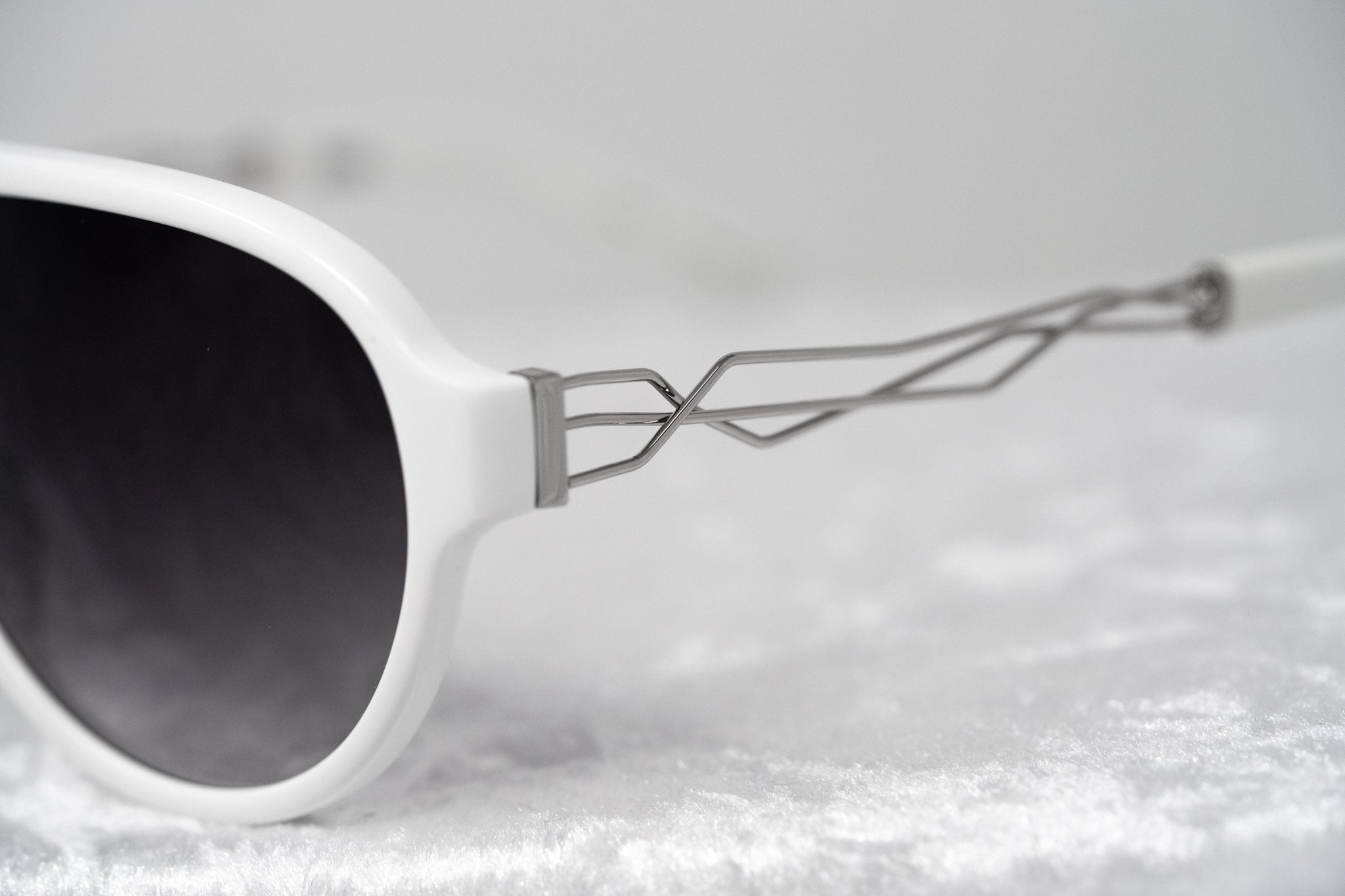 Prabal Gurung Sunglasses White and Grey-GR8 Sunglasses