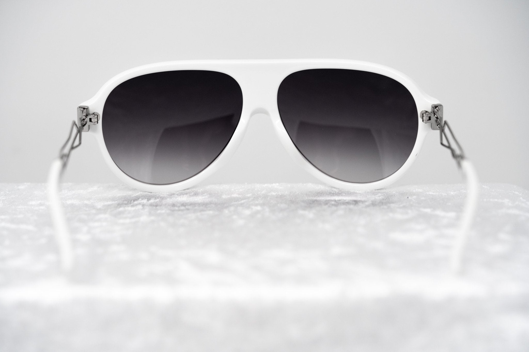 Prabal Gurung Sunglasses White and Grey-GR8 Sunglasses