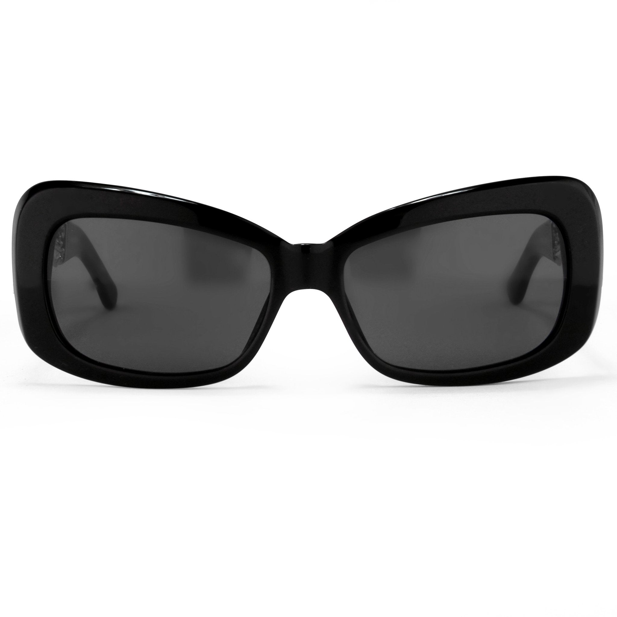 Prabal Gurung Sunglasses Rectangle Black and Grey-GR8 Sunglasses