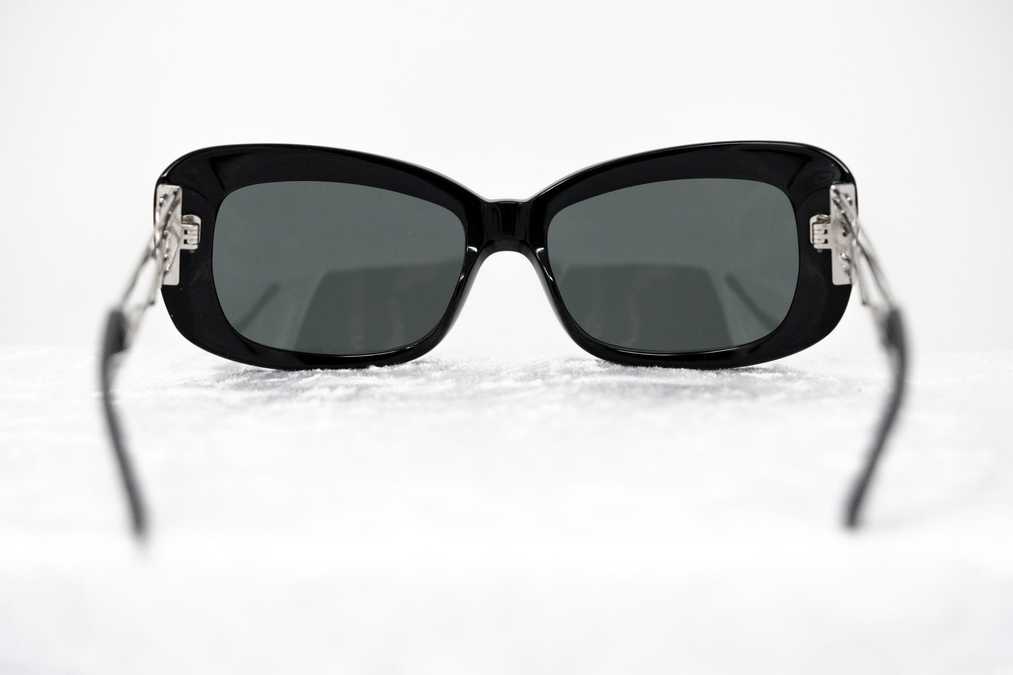 Prabal Gurung Sunglasses Rectangle Black and Grey-GR8 Sunglasses
