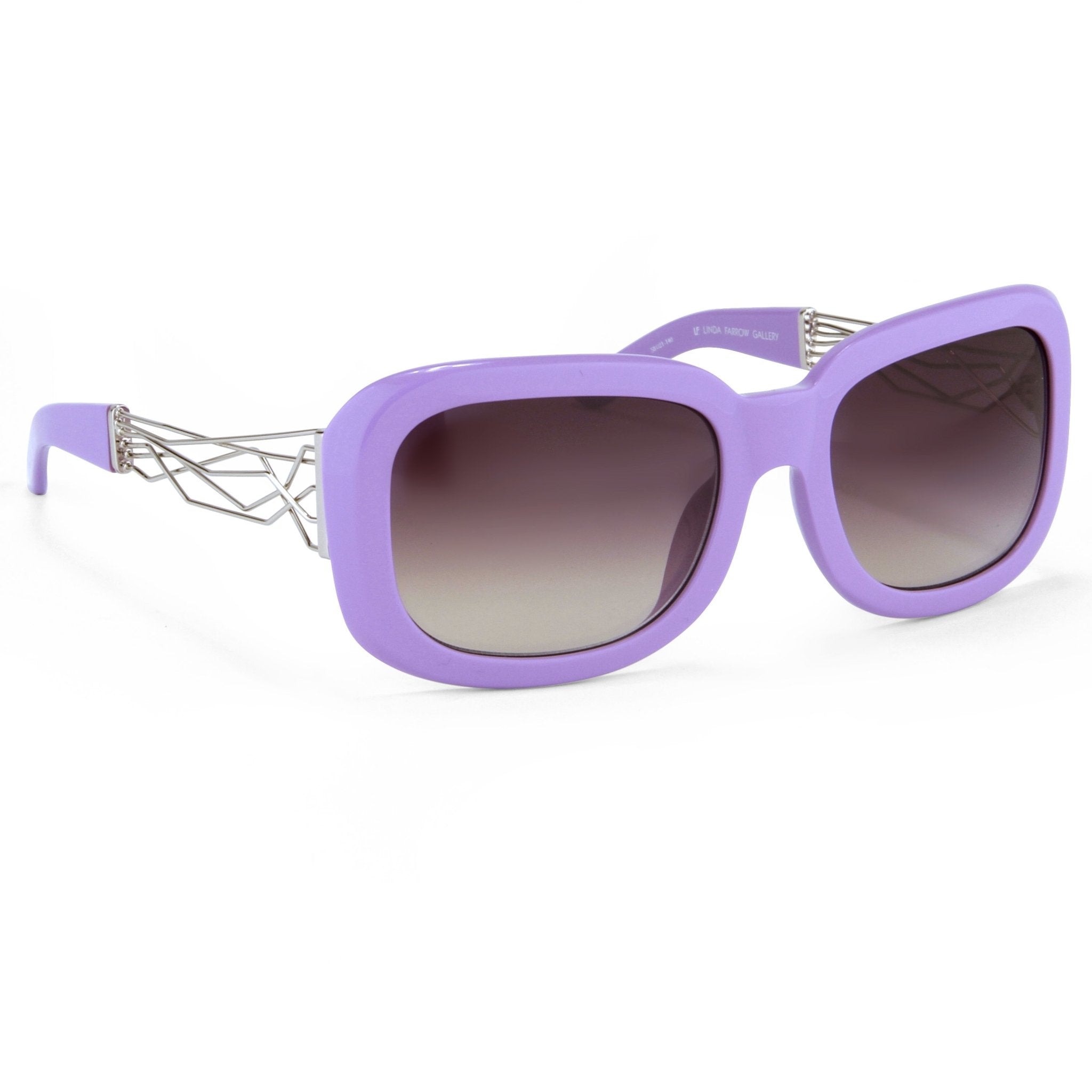 Prabal Gurung Sunglasses Rectangle Purple and Grey-GR8 Sunglasses