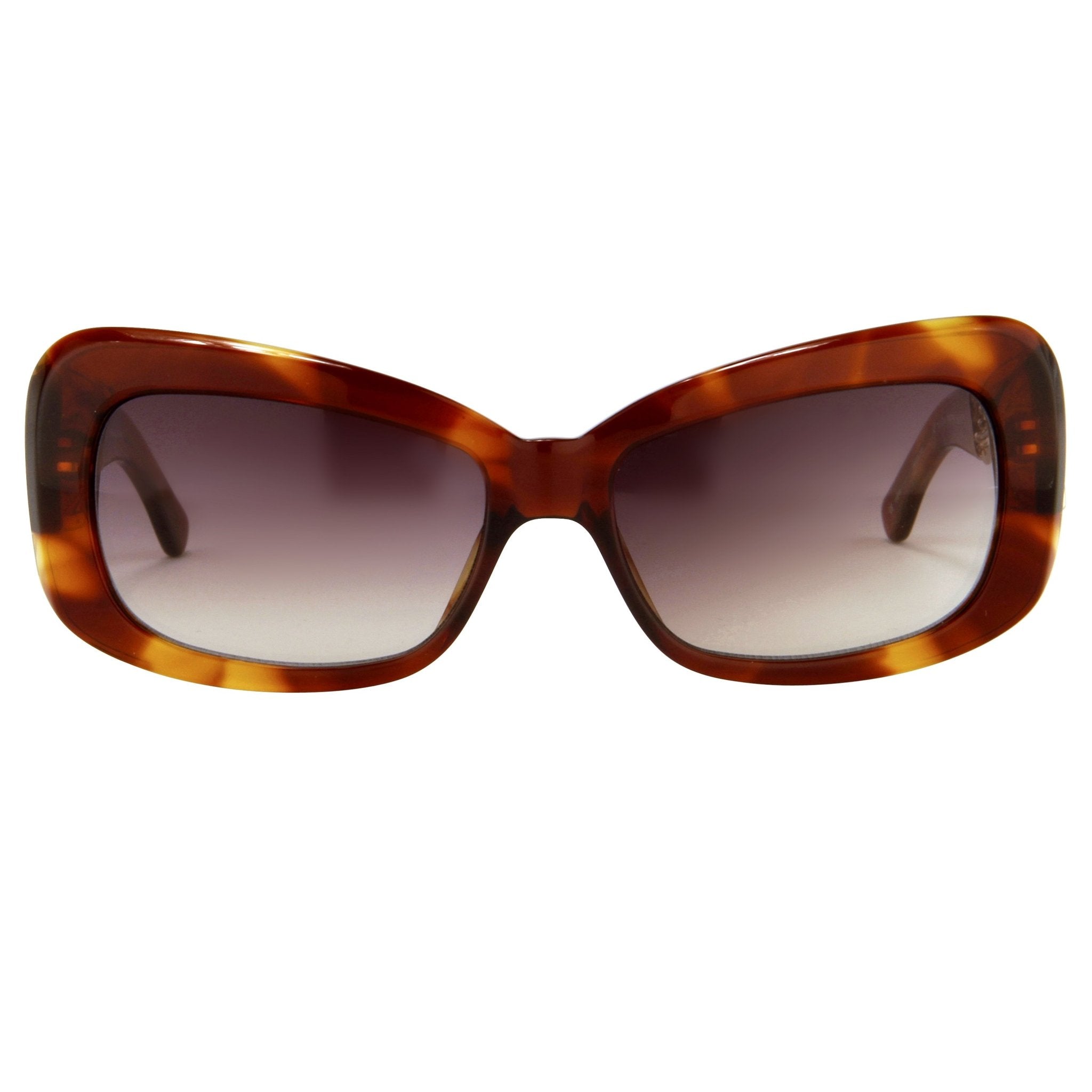 Prabal Gurung Sunglasses Rectangle Tortoise Shell and Grey-GR8 Sunglasses