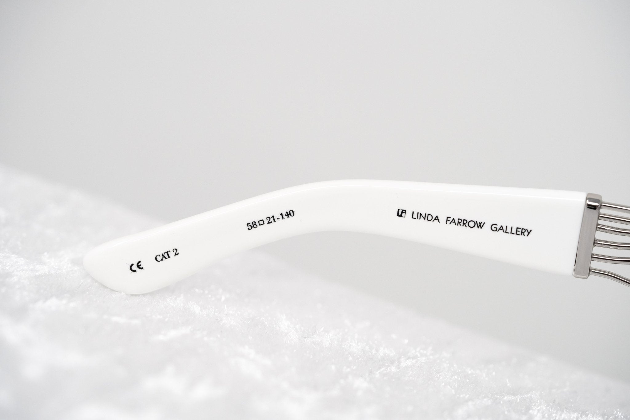 Prabal Gurung Sunglasses Rectangle White and Grey-GR8 Sunglasses