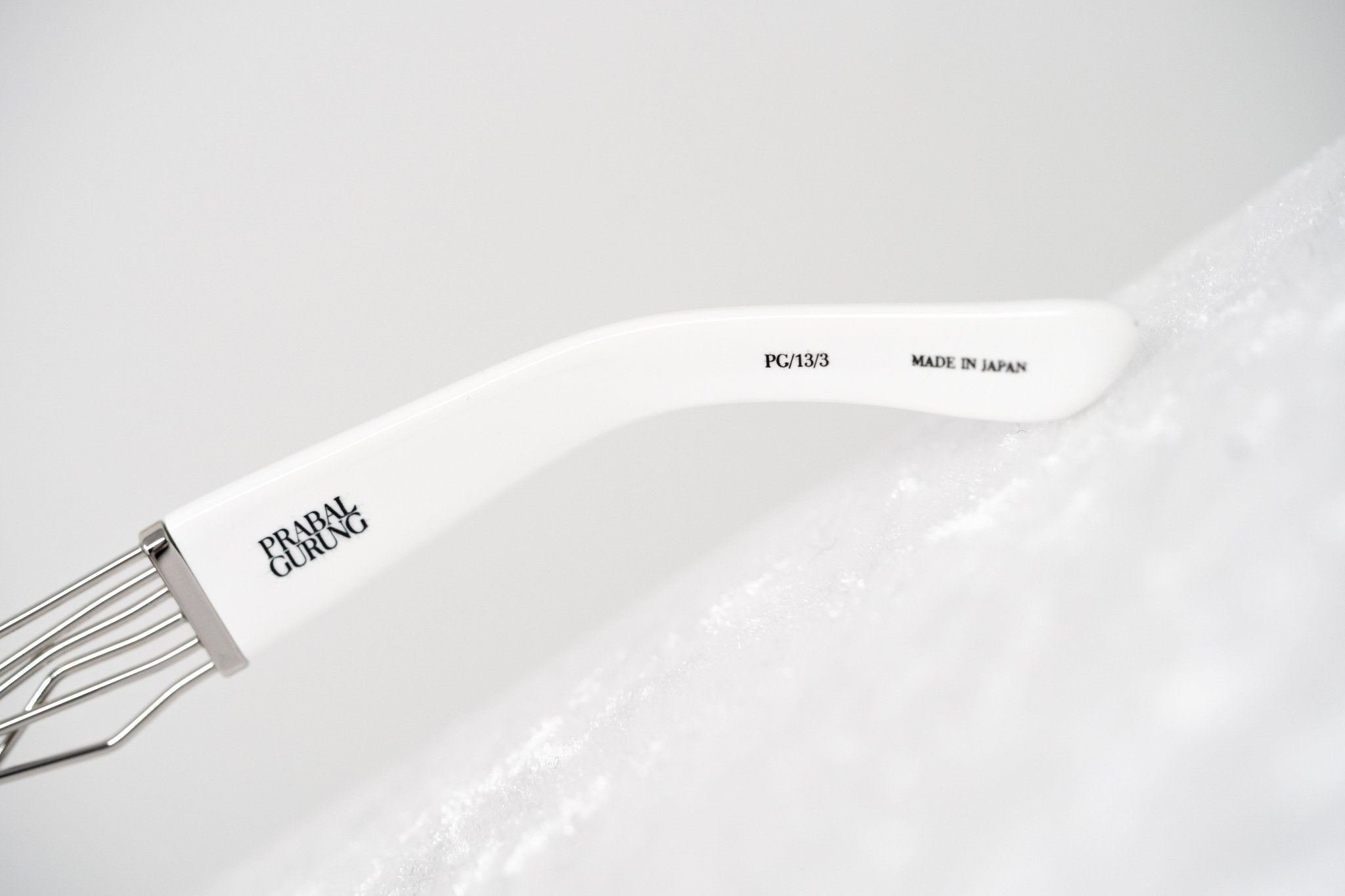 Prabal Gurung Sunglasses Rectangle White and Grey-GR8 Sunglasses