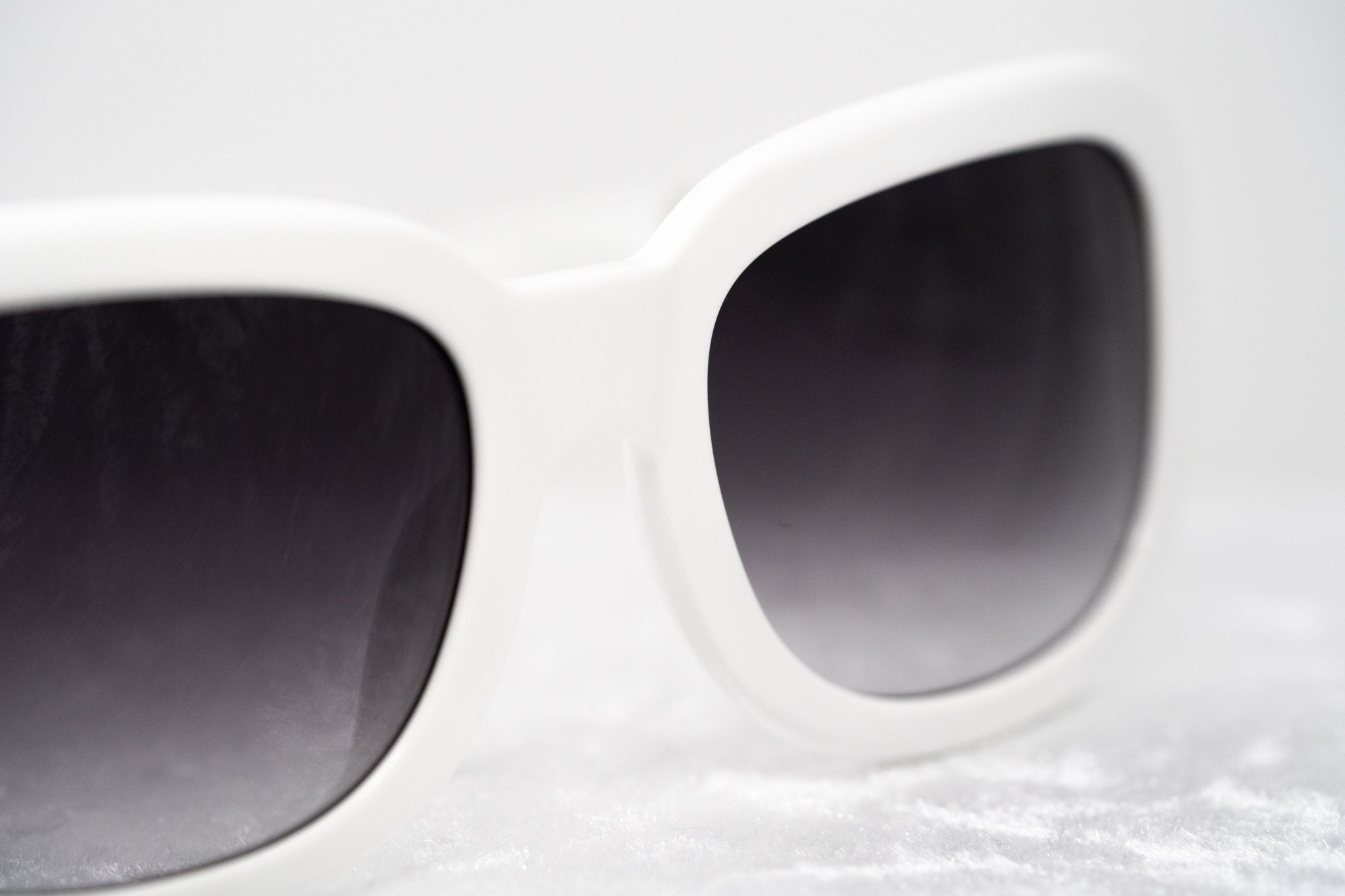 Prabal Gurung Sunglasses Rectangle White and Grey-GR8 Sunglasses