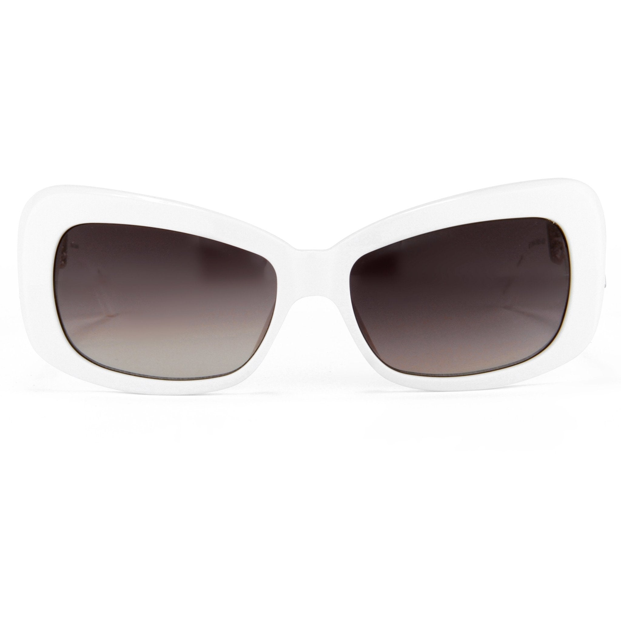 Prabal Gurung Sunglasses Rectangle White and Grey-GR8 Sunglasses
