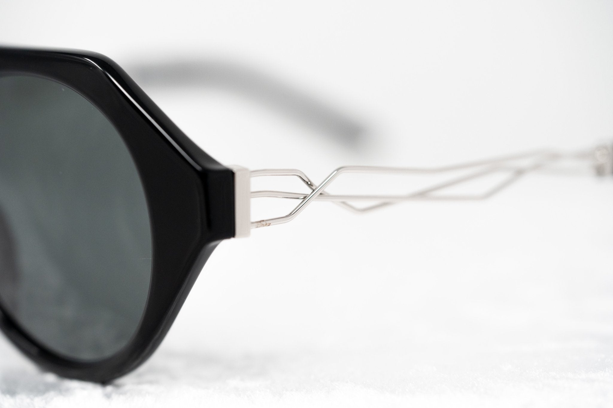 Prabal Gurung Sunglasses Round Black and Grey-GR8 Sunglasses