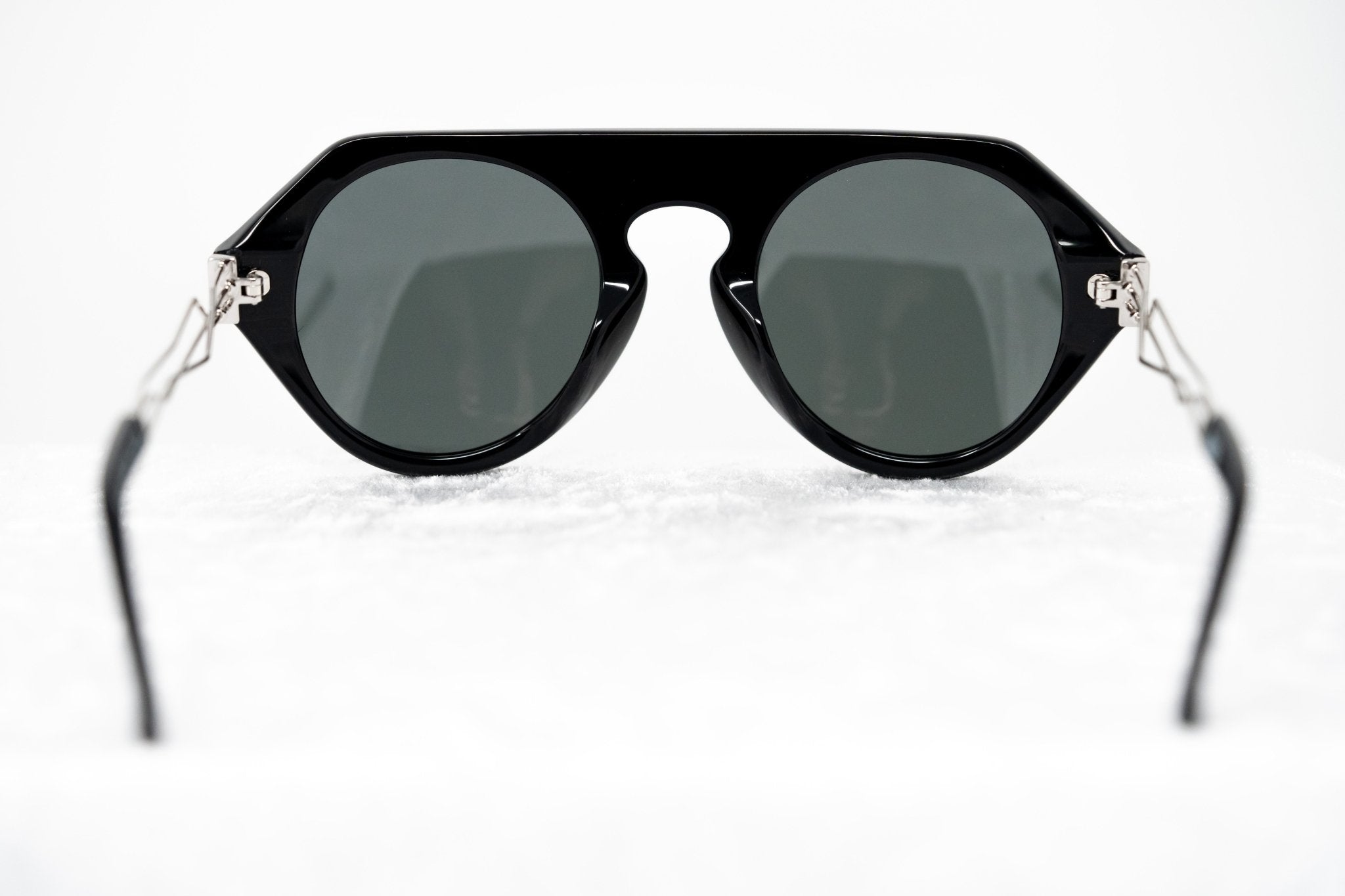 Prabal Gurung Sunglasses Round Black and Grey-GR8 Sunglasses