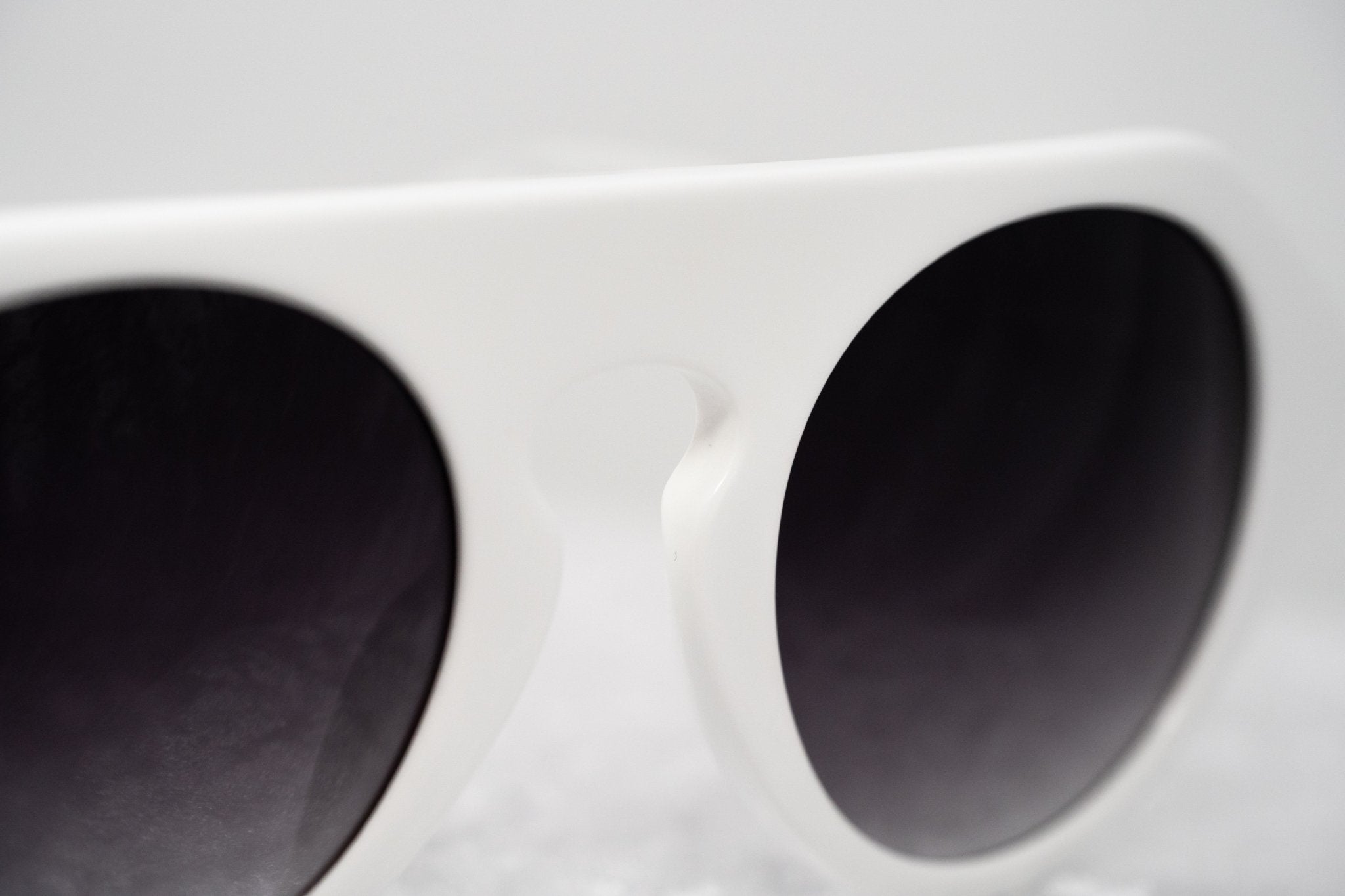 Prabal Gurung Sunglasses Round White and Grey-GR8 Sunglasses