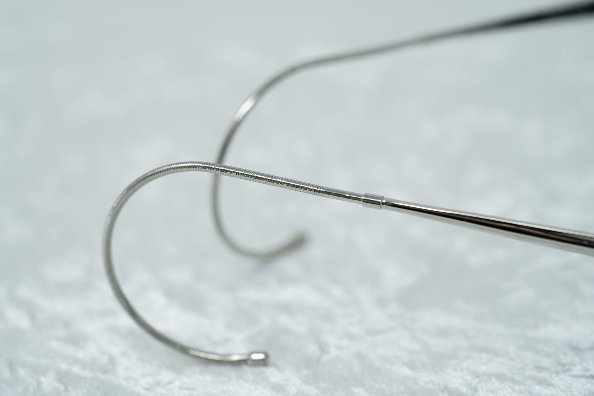 Raf Simons Sunglasses Size Extra Small Rectangular Silver and Grey-GR8 Sunglasses