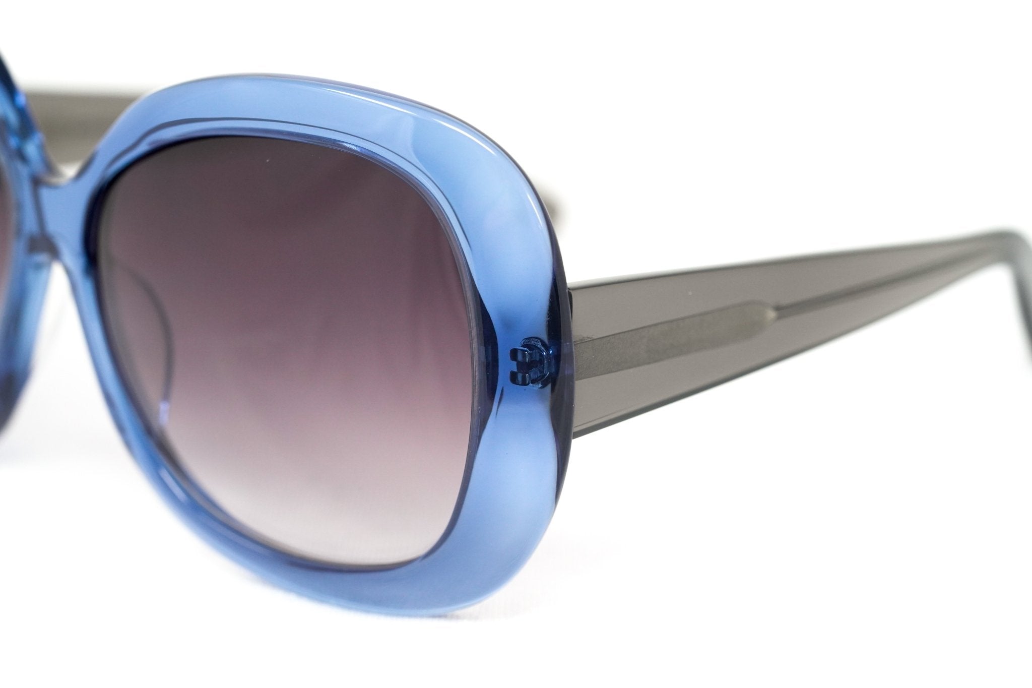Rue De Mail Sunglasses Oversized Blue and Grey-GR8 Sunglasses