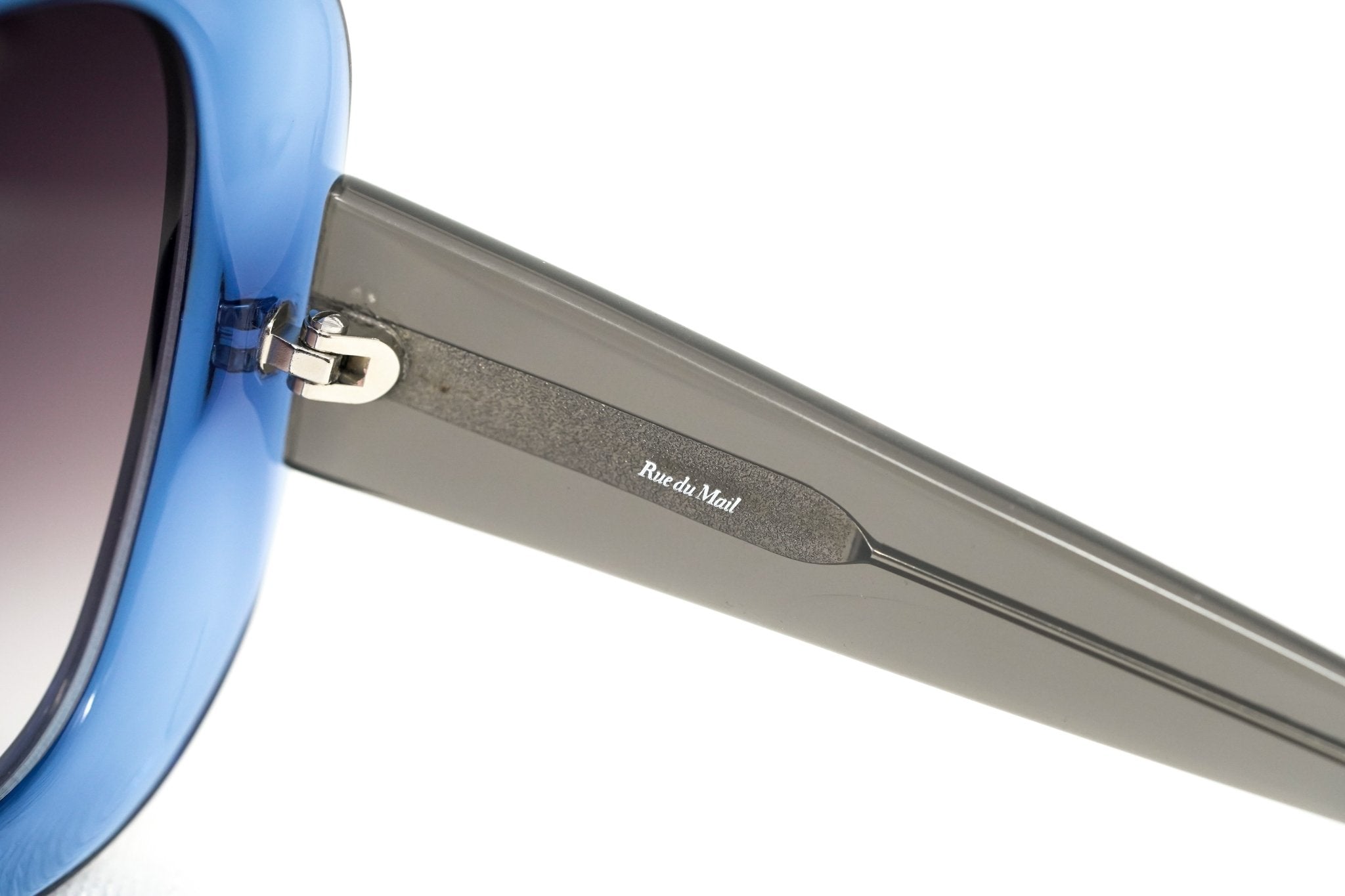 Rue De Mail Sunglasses Oversized Blue and Grey-GR8 Sunglasses