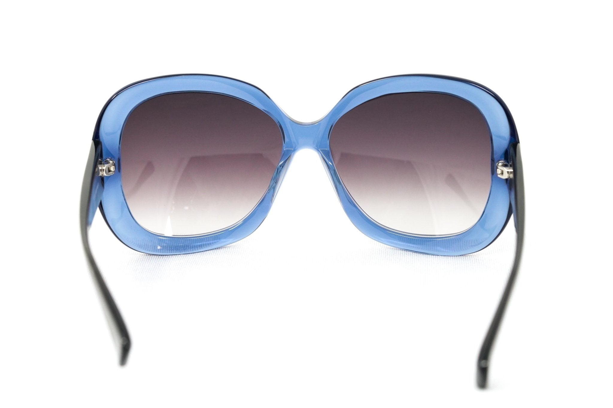 Rue De Mail Sunglasses Oversized Blue and Grey - Watches & Crystals
