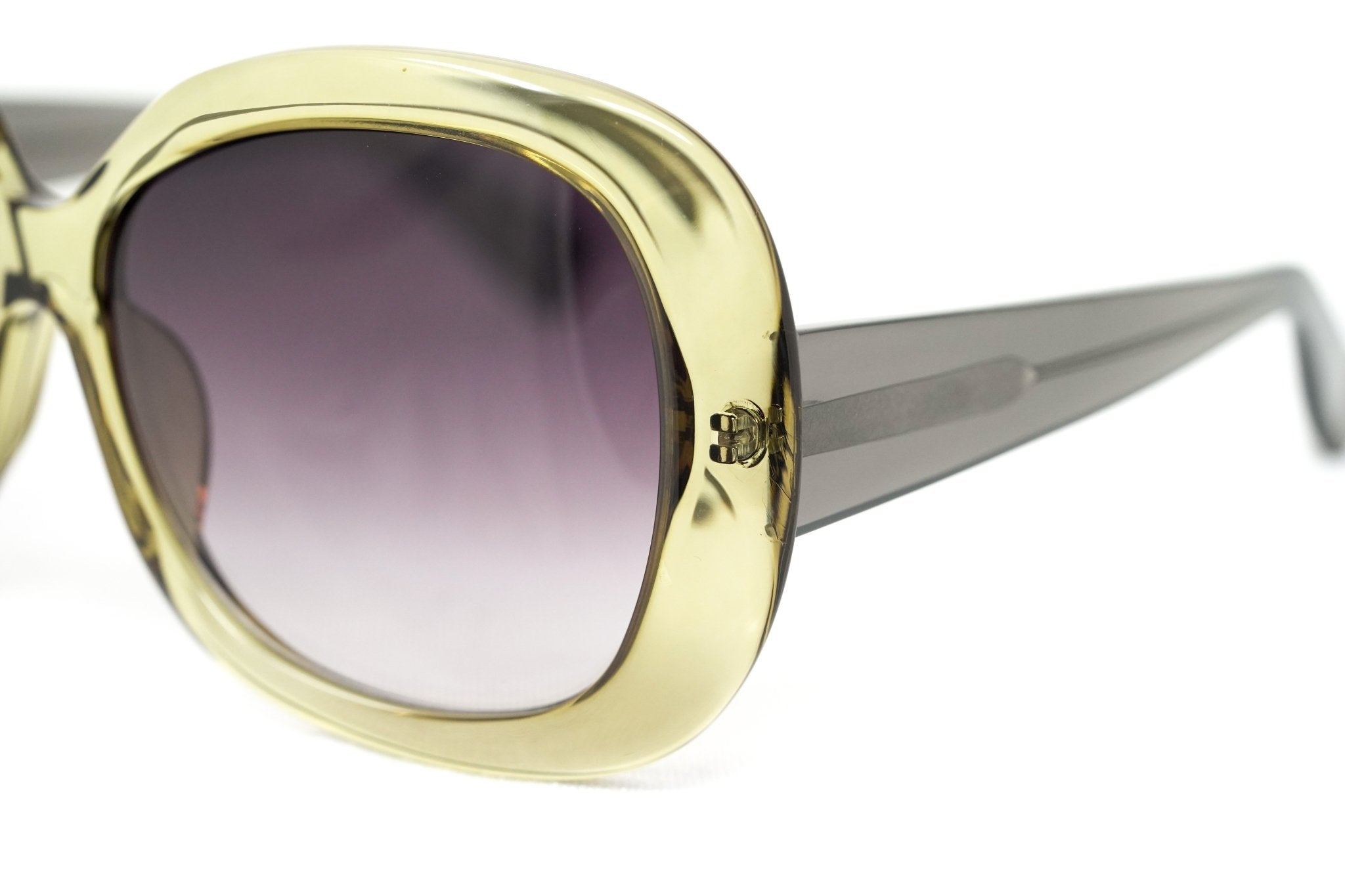 Rue De Mail Sunglasses Oversized Green Brown-GR8 Sunglasses