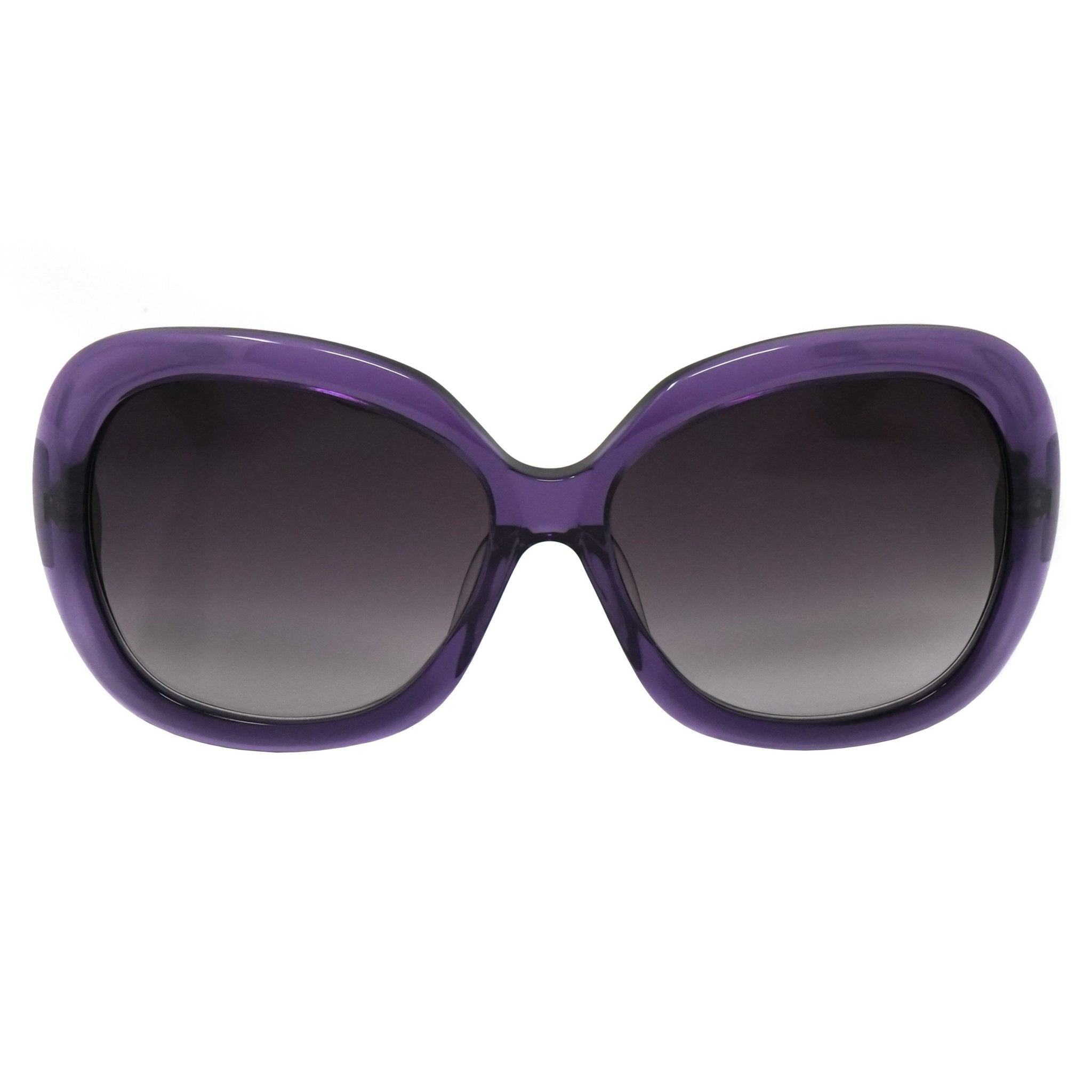 Rue De Mail Sunglasses Oversized Purple and White-GR8 Sunglasses