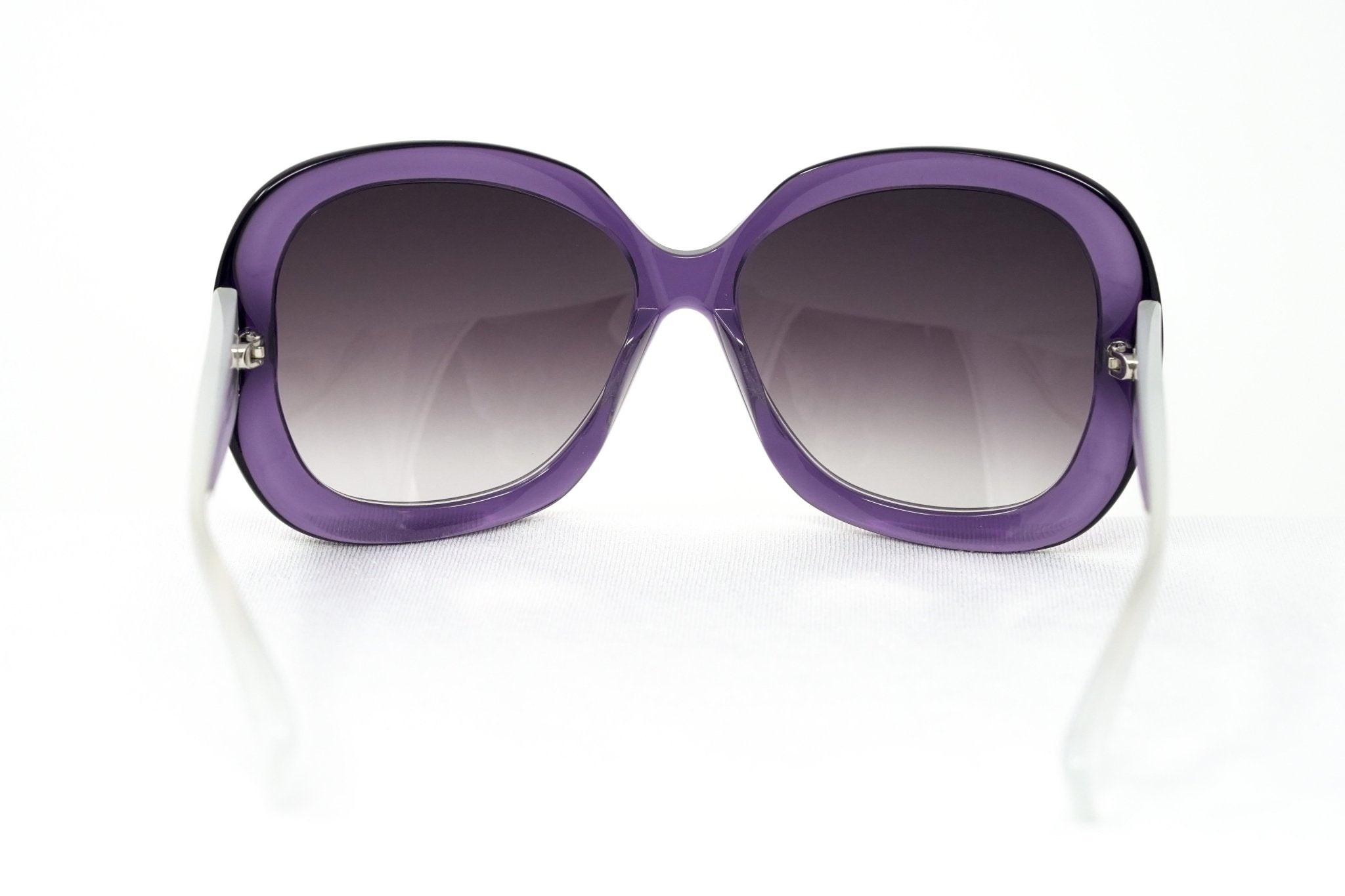 Rue De Mail Sunglasses Oversized Purple and White - Watches & Crystals