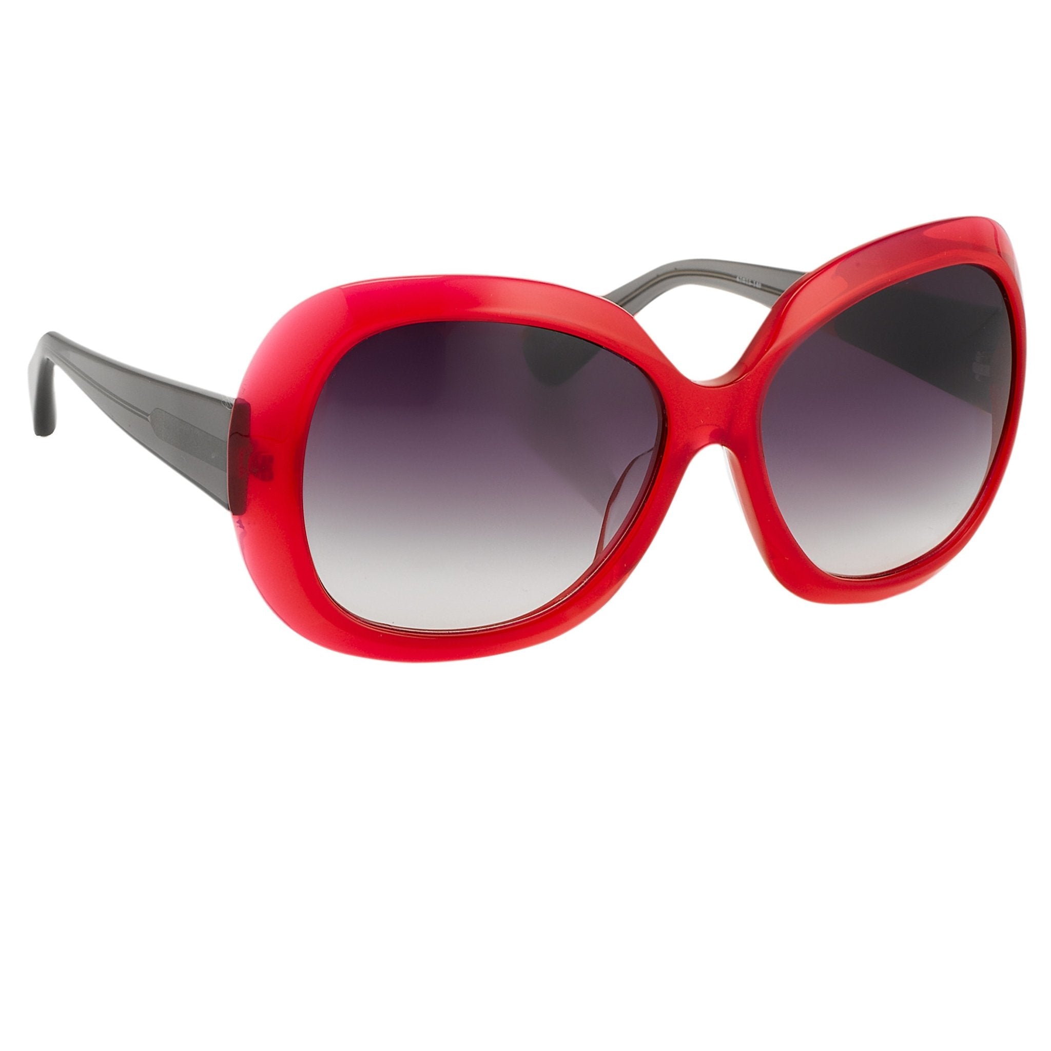 Rue De Mail Sunglasses Oversized Red and Grey-GR8 Sunglasses